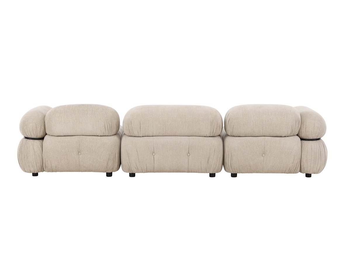 Modularan kauč Evardale 104 (Bež + Crna)