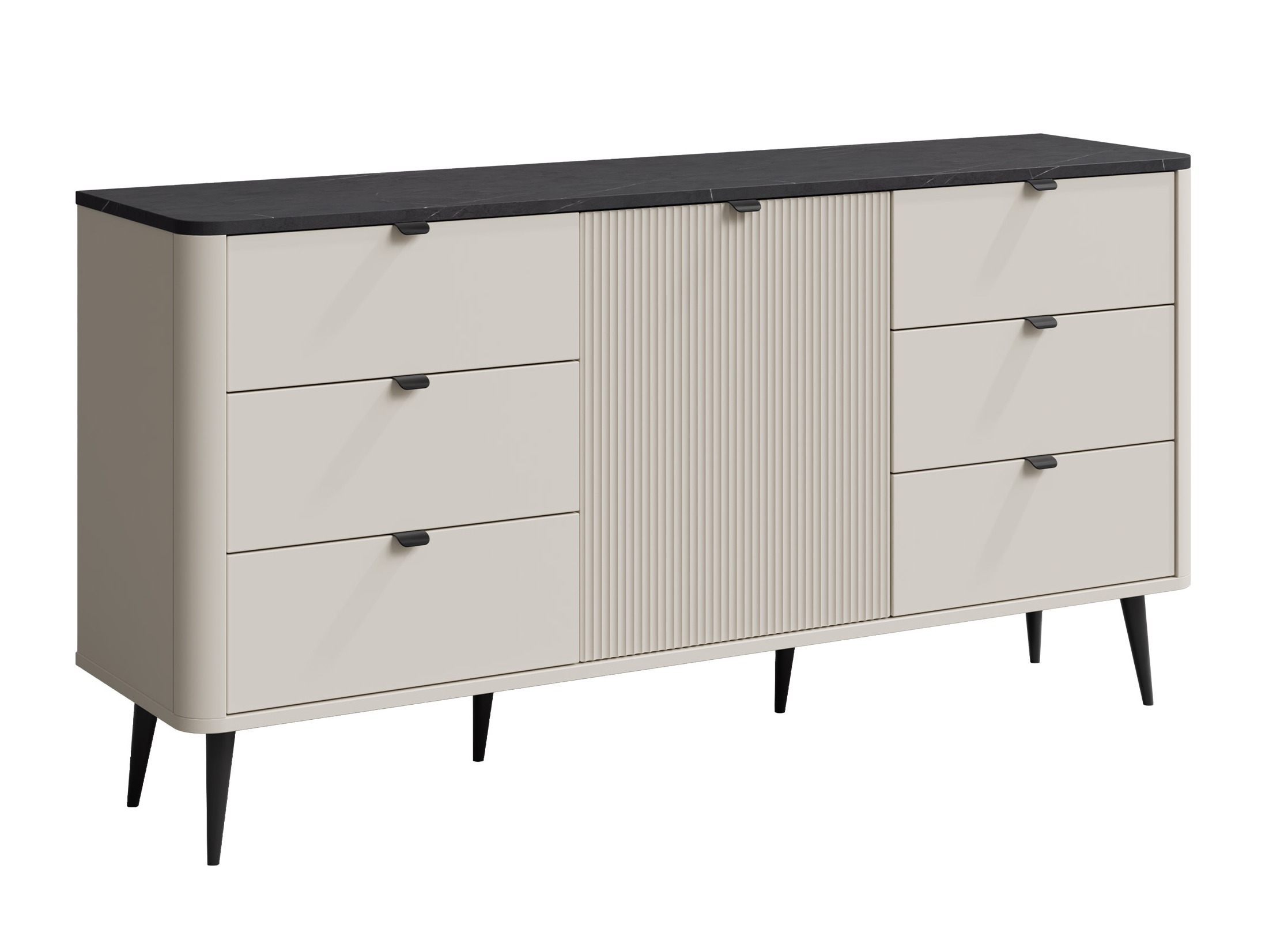 Komoda Lufela 107 (Kašmir + Sivi mramor)