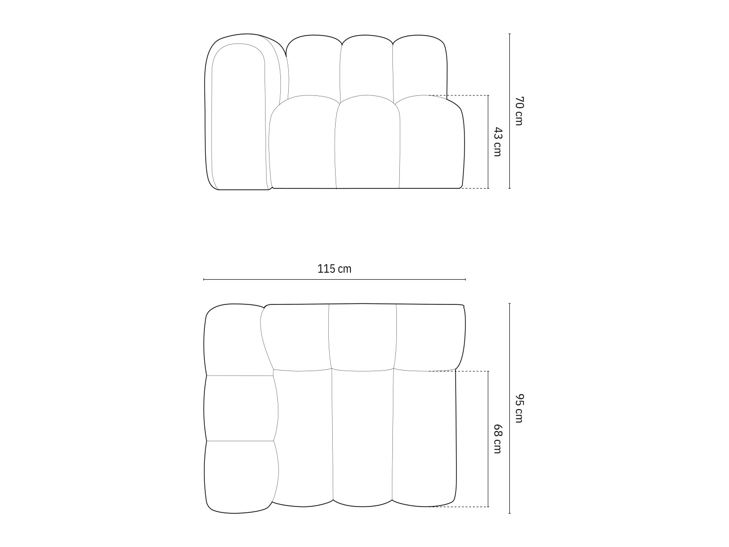 Modularne sjedeće garniture Cirleve 110 (Salvador 01)