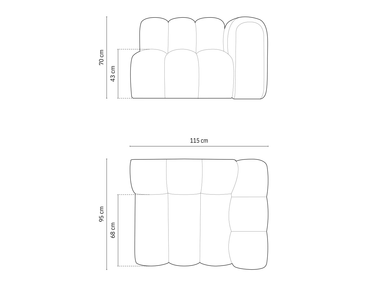Modularne sjedeće garniture Cirleve 110 (Salvador 05)