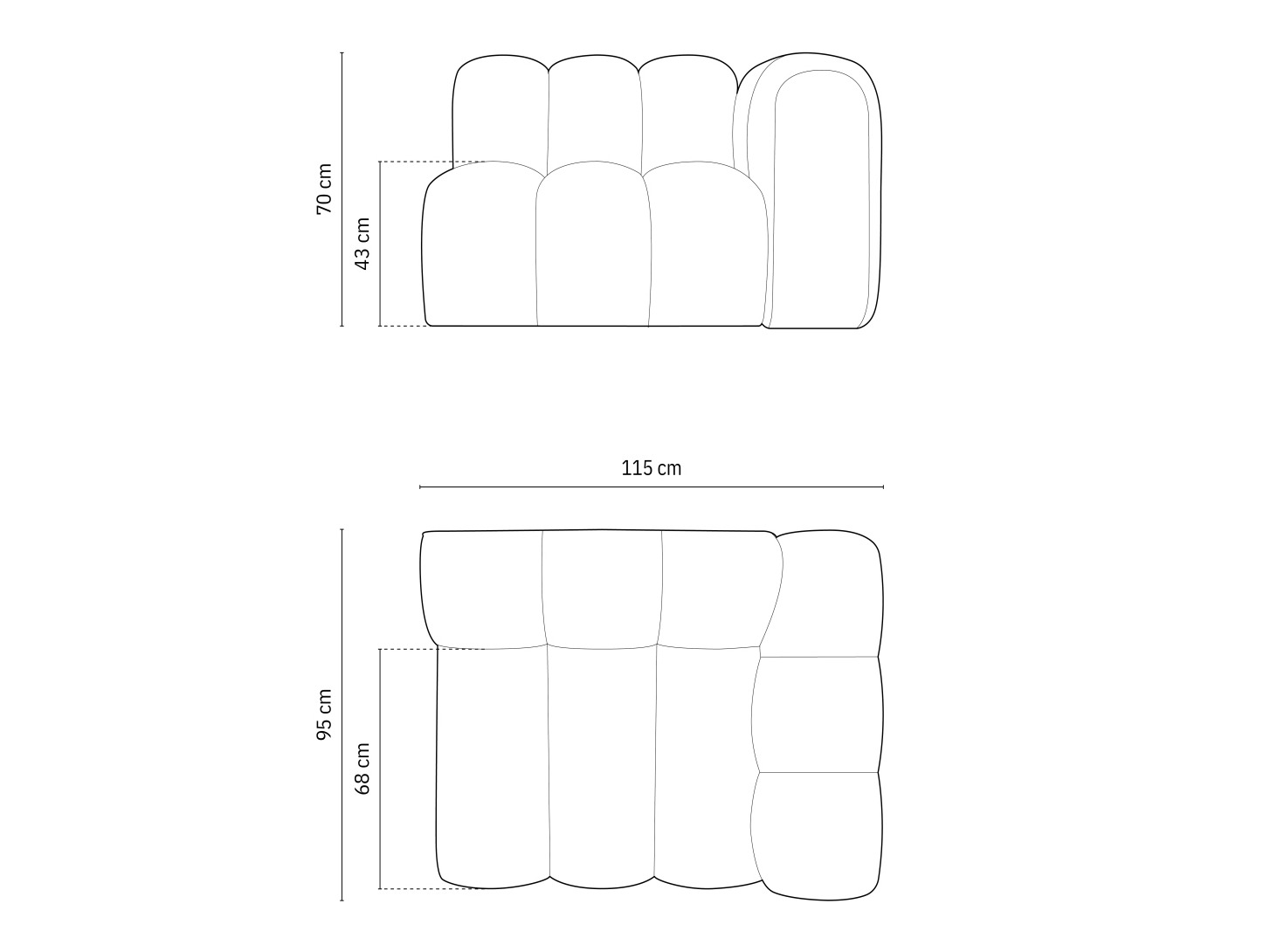 Modularne sjedeće garniture Cirleve 110 (Salvador 14)