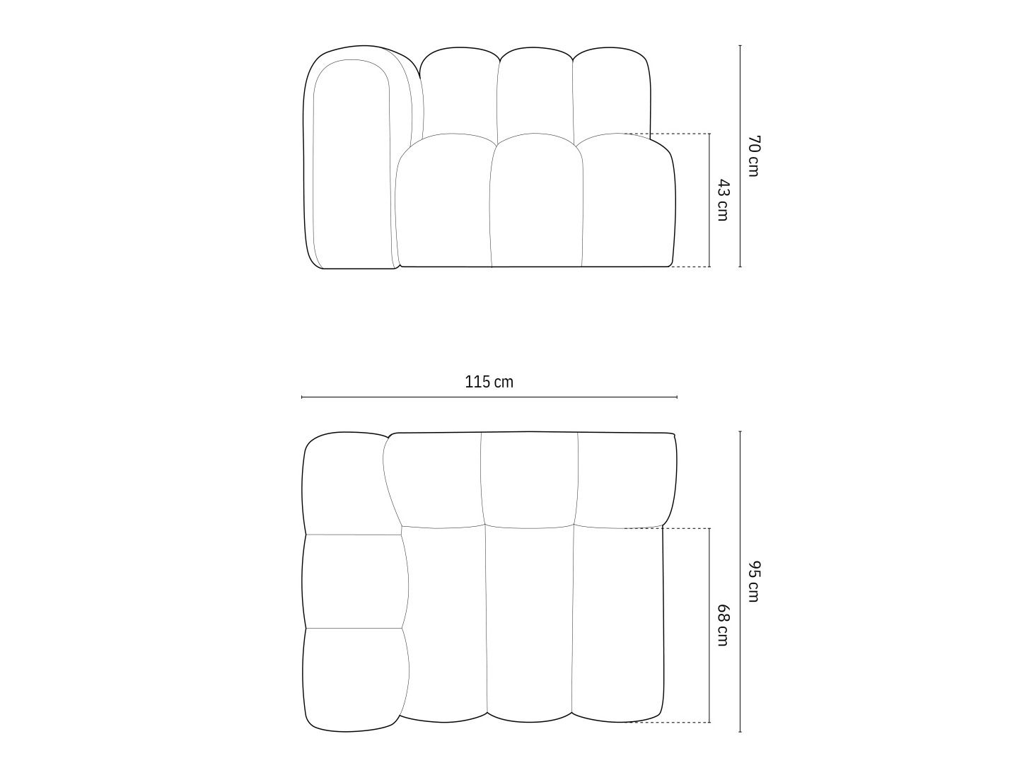 Modularne sjedeće garniture Cirleve 110 (Salvador 17)