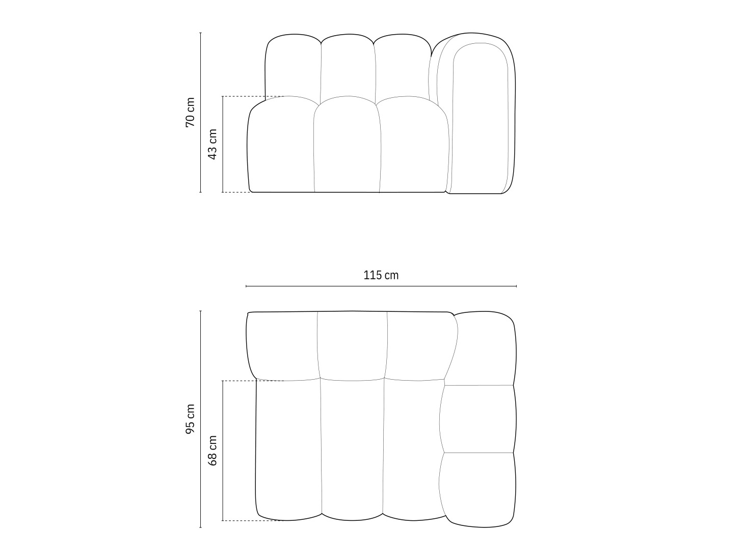 Modularne sjedeće garniture Cirleve 110 (Salvador 17)