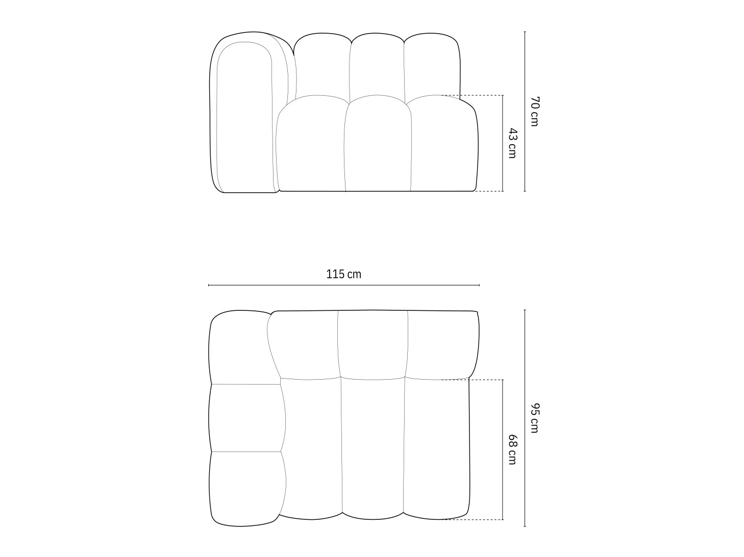 Modularne sjedeće garniture Cirleve 110 (Salvador 19)