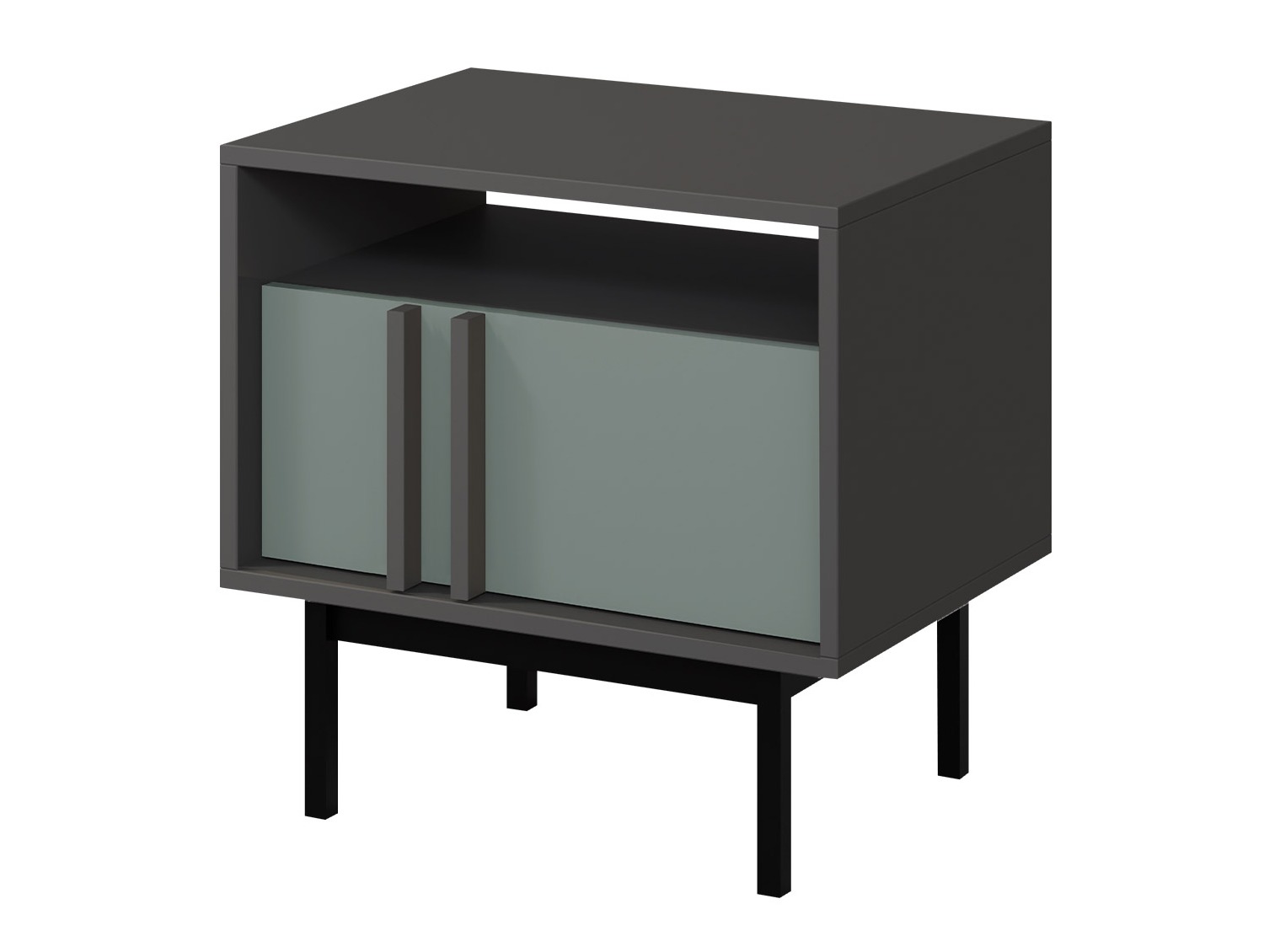 Noćni ormarić Levali 112 (Zagasito zelena)