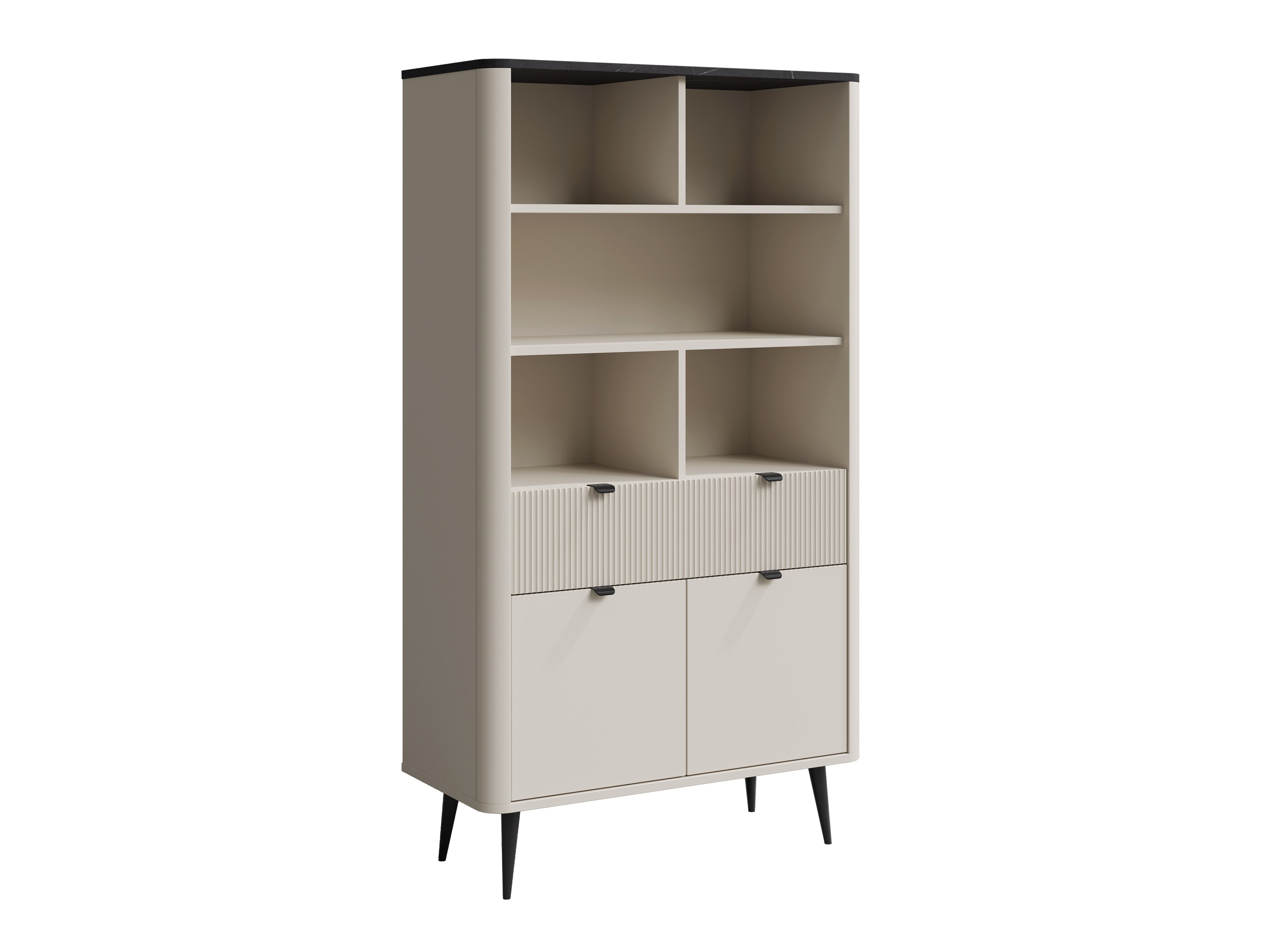 Polica Lufela 108 (Kašmir + Sivi mramor)