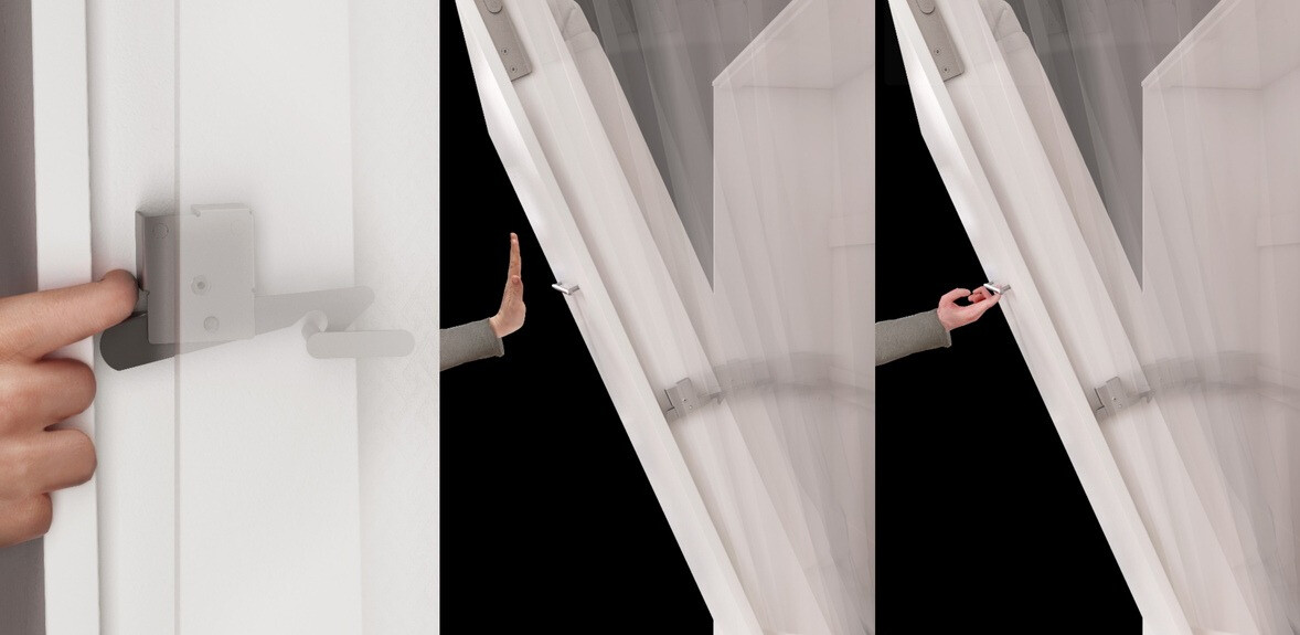 Zidni krevet Concept Pro Lenart Levfere 108 (Bijela)