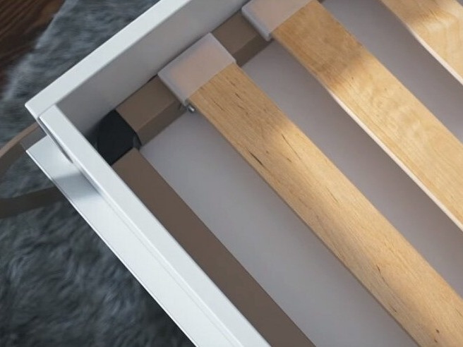 Zidni krevet Concept Pro Lenart Levfere 108 (Bijela)