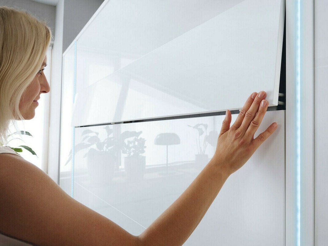 Zidni krevet Concept Pro Lenart Levfere 108 (Bijela)