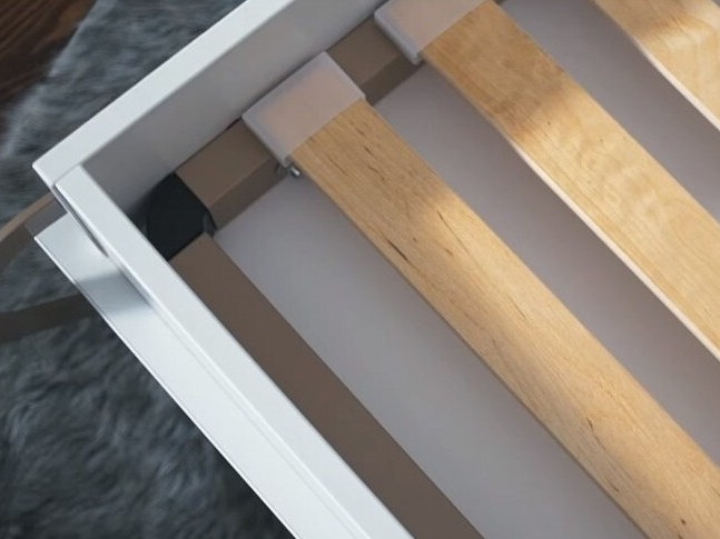 Zidni krevet Concept Pro Lenart Levfere 108 (Siva)