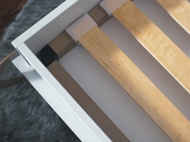 Zidni krevet Concept Pro Lenart Levfere 108 (Siva)