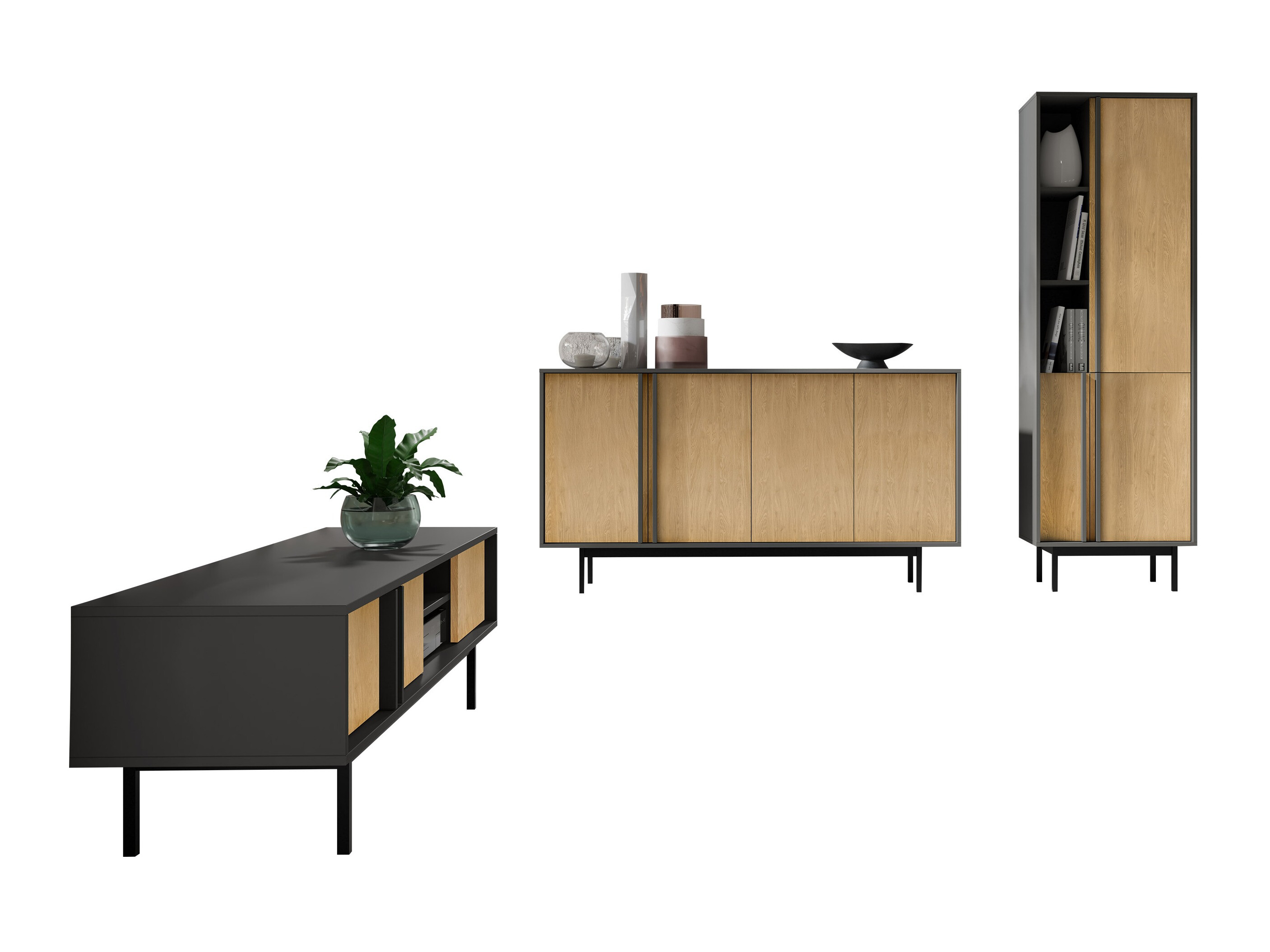 Set za dnevni boravak Levali 115 (Hrast)