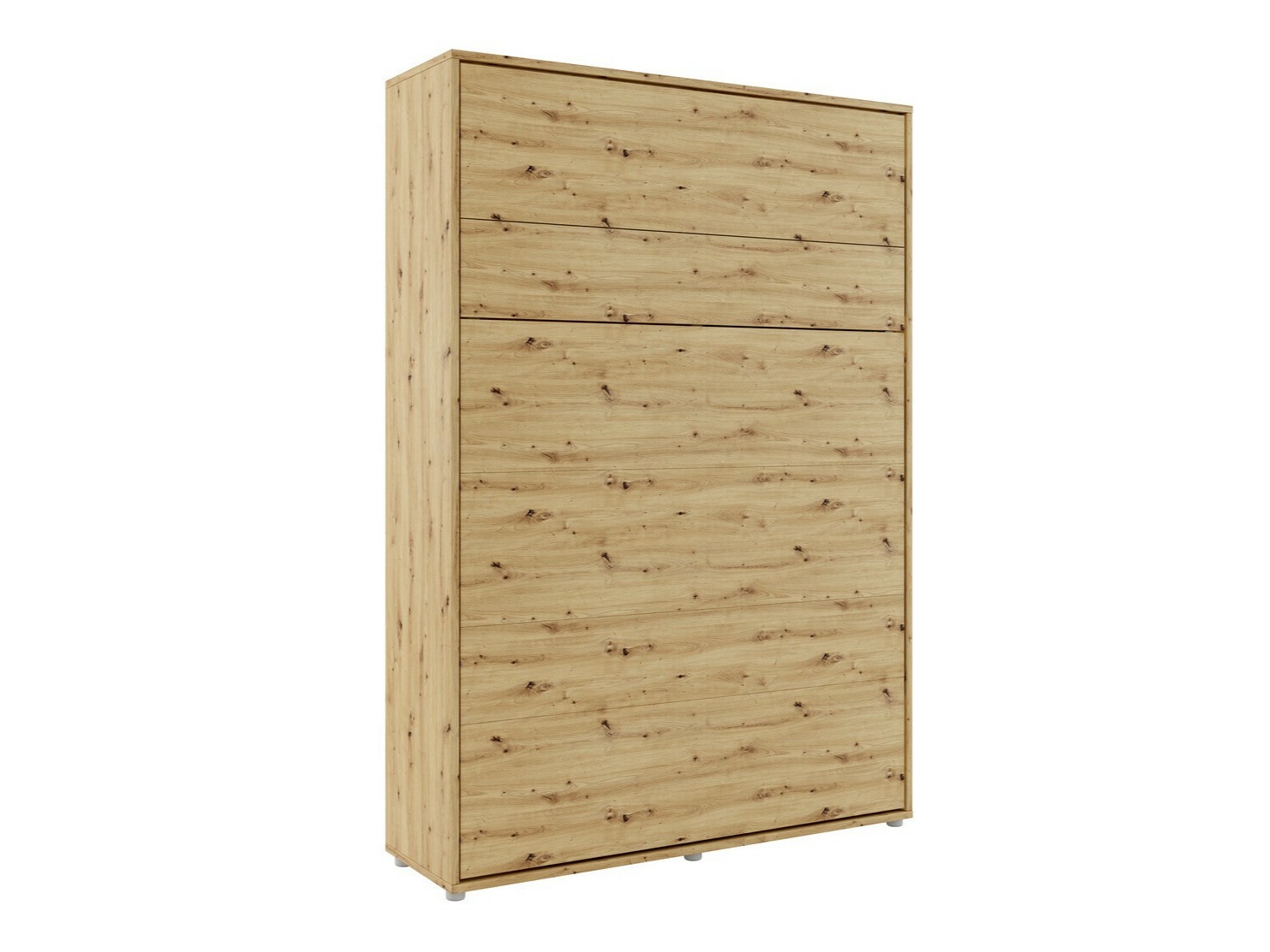 Zidni krevet Concept Pro Lenart Levfere 138 (Hrast Artisan + Bež)