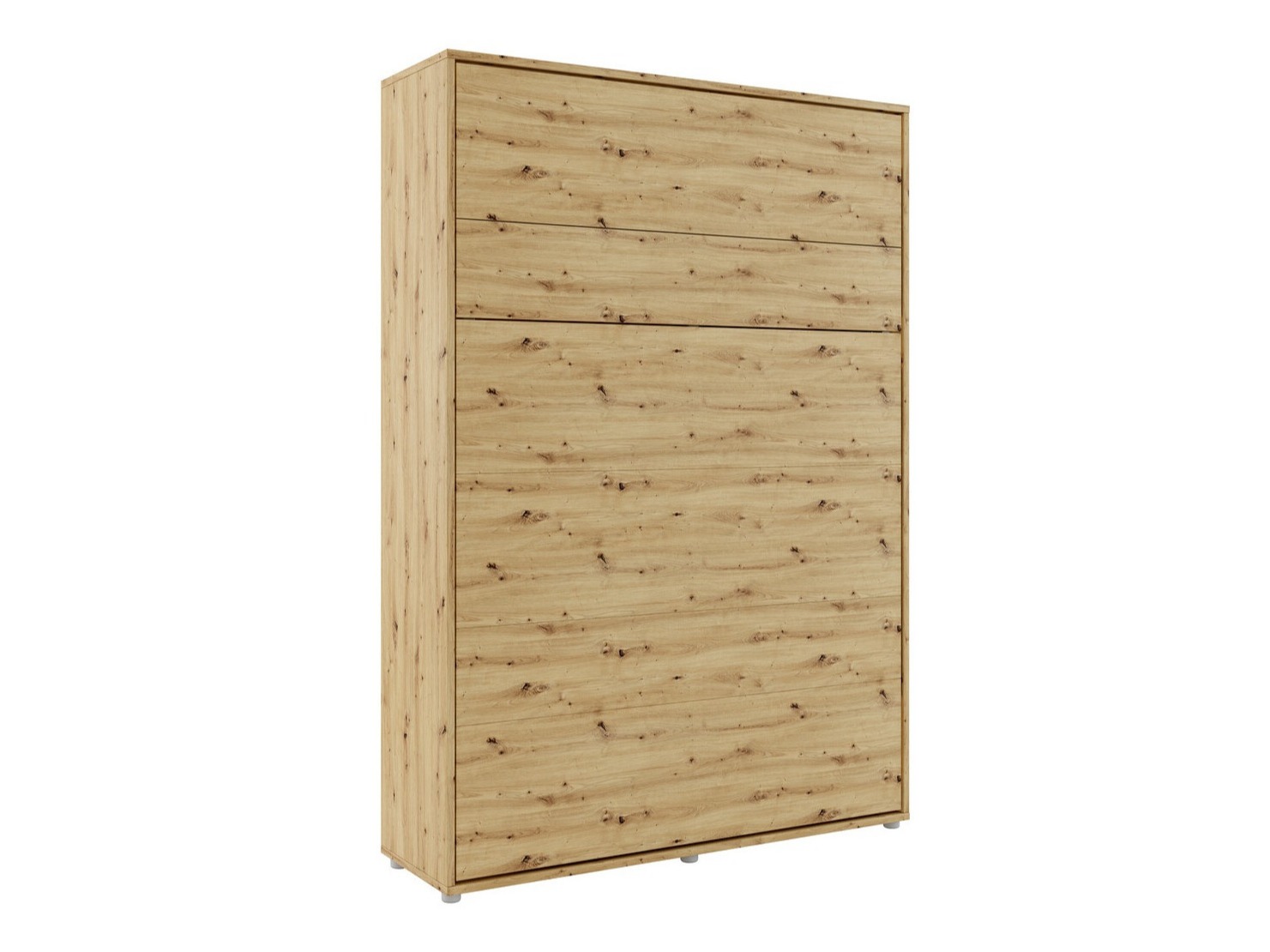 Zidni krevet Concept Pro Lenart Levfere 138 (Hrast Artisan + Bež)