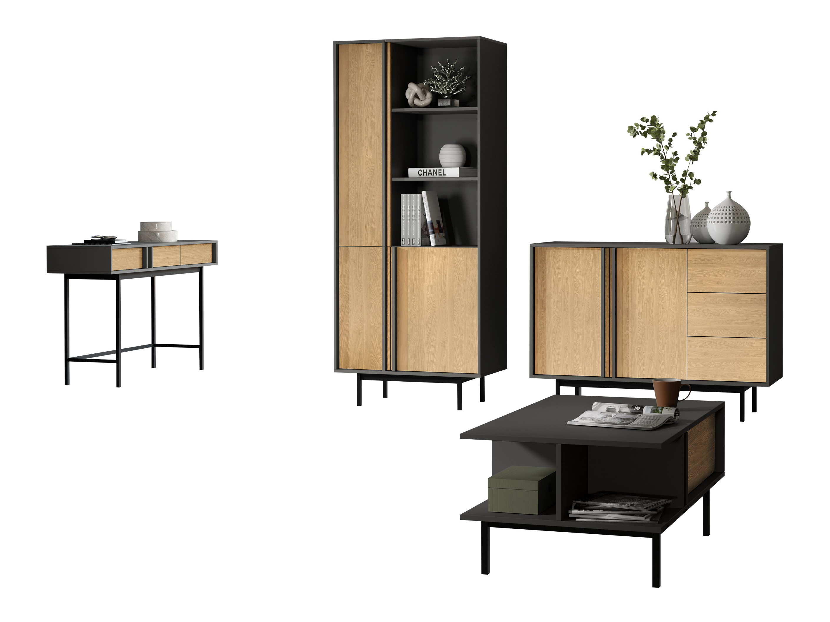 Set za dnevni boravak Levali 117 (Hrast)