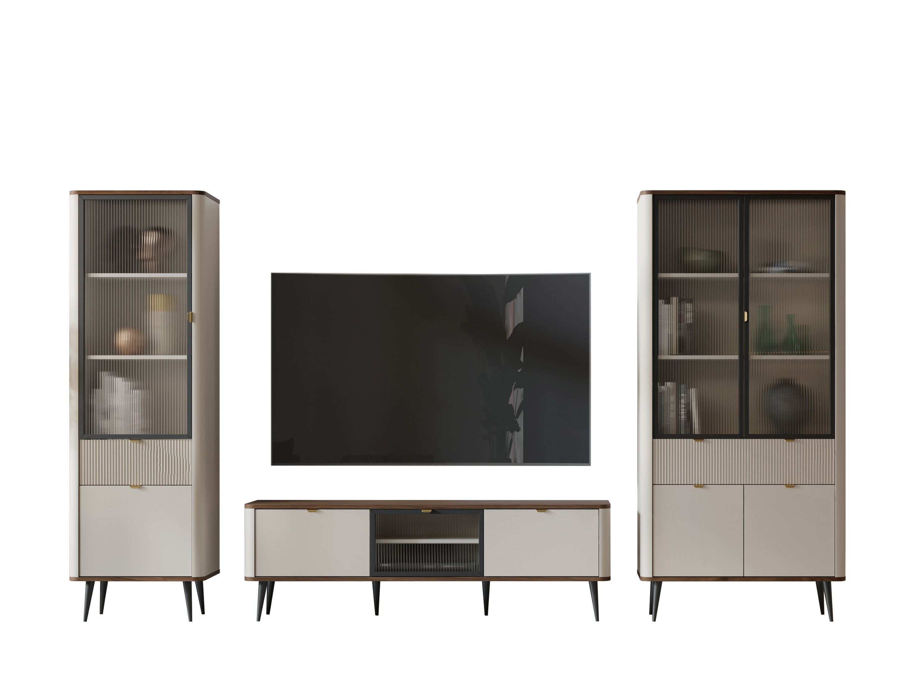 Set za dnevni boravak Lufela 121 (Kašmir + Orah)