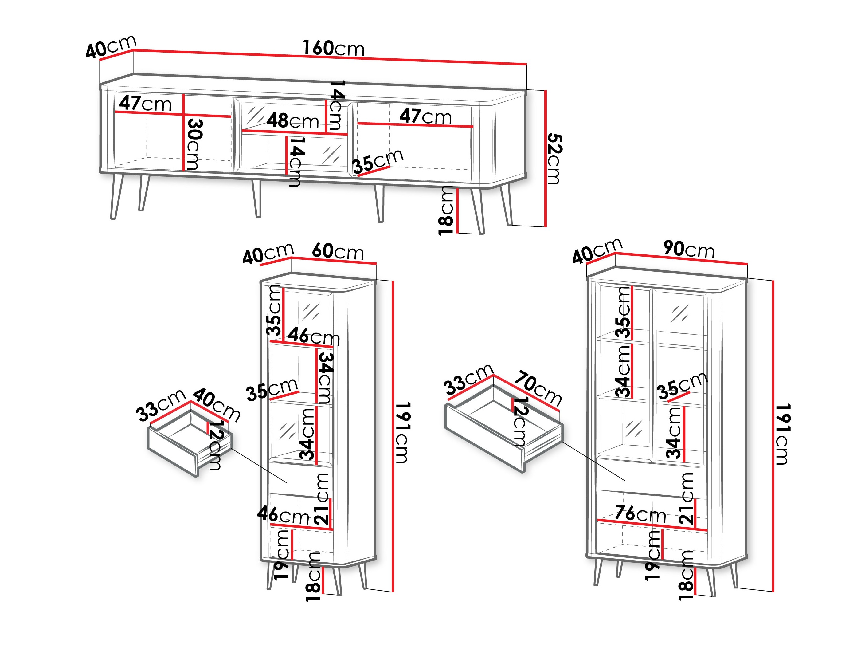 Set za dnevni boravak Lufela 121 (Kašmir + Sivi mramor)
