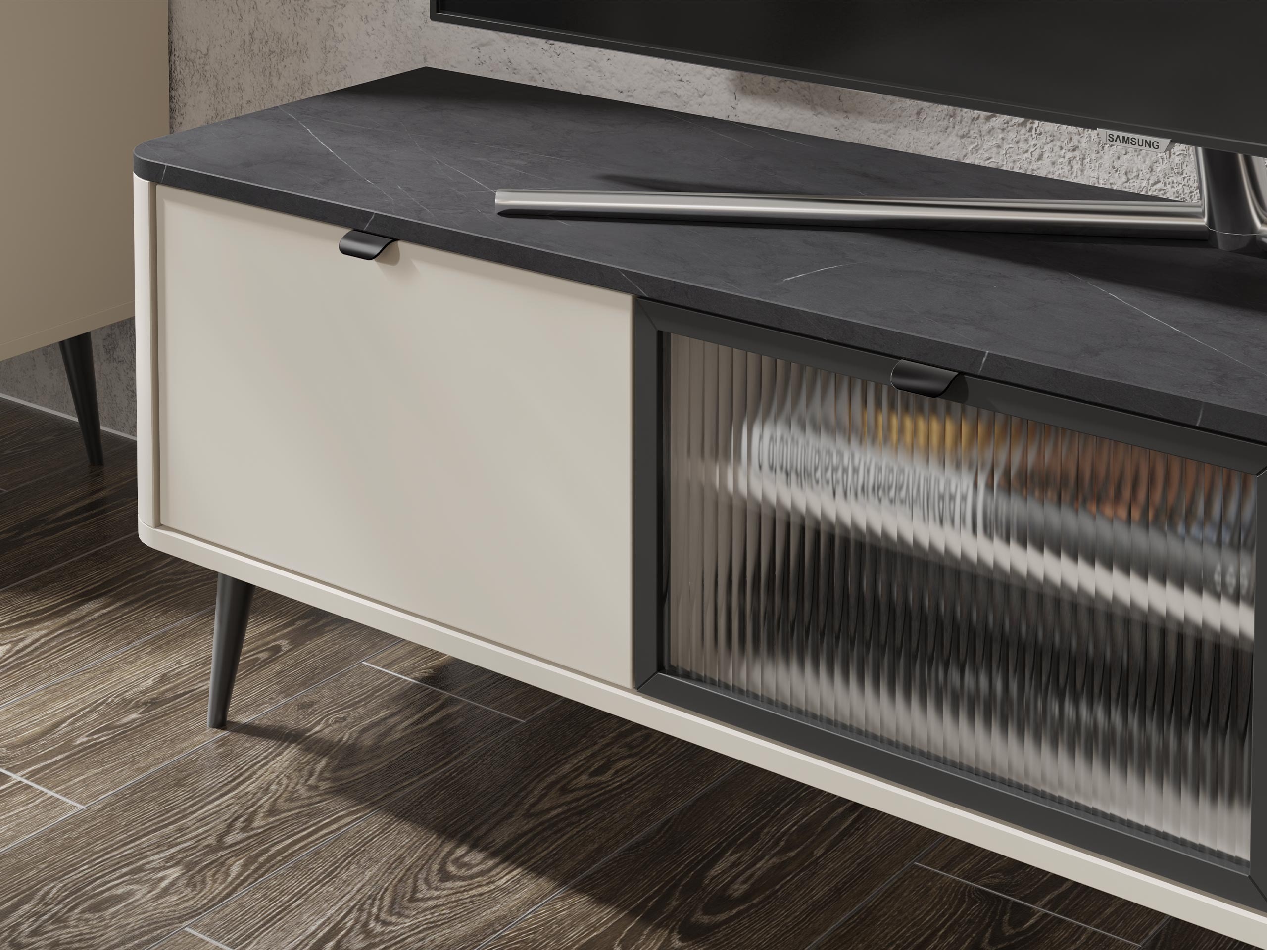 Set za dnevni boravak Lufela 121 (Kašmir + Sivi mramor)