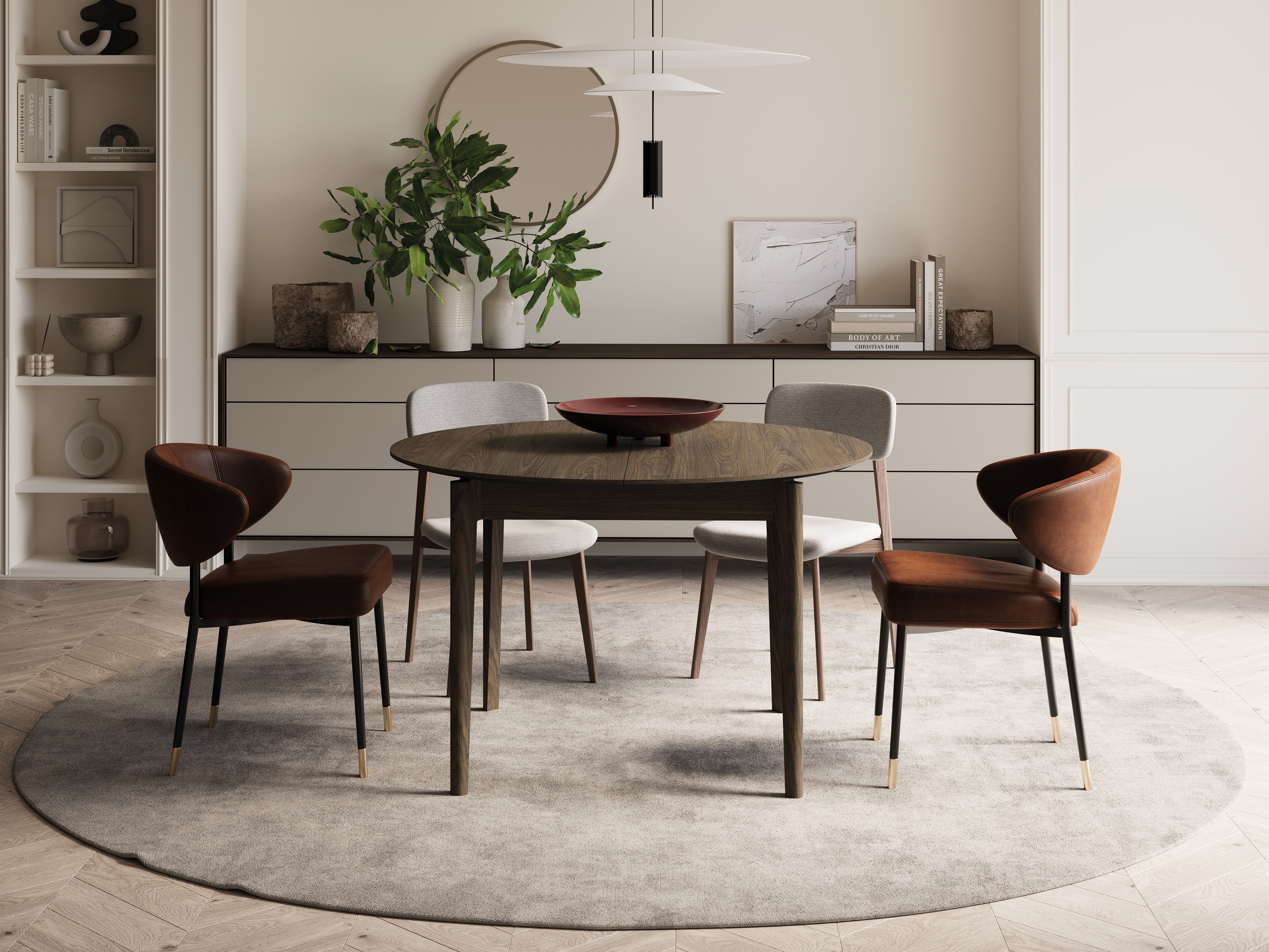 Stol Fresno 175 (Tamni hrast)