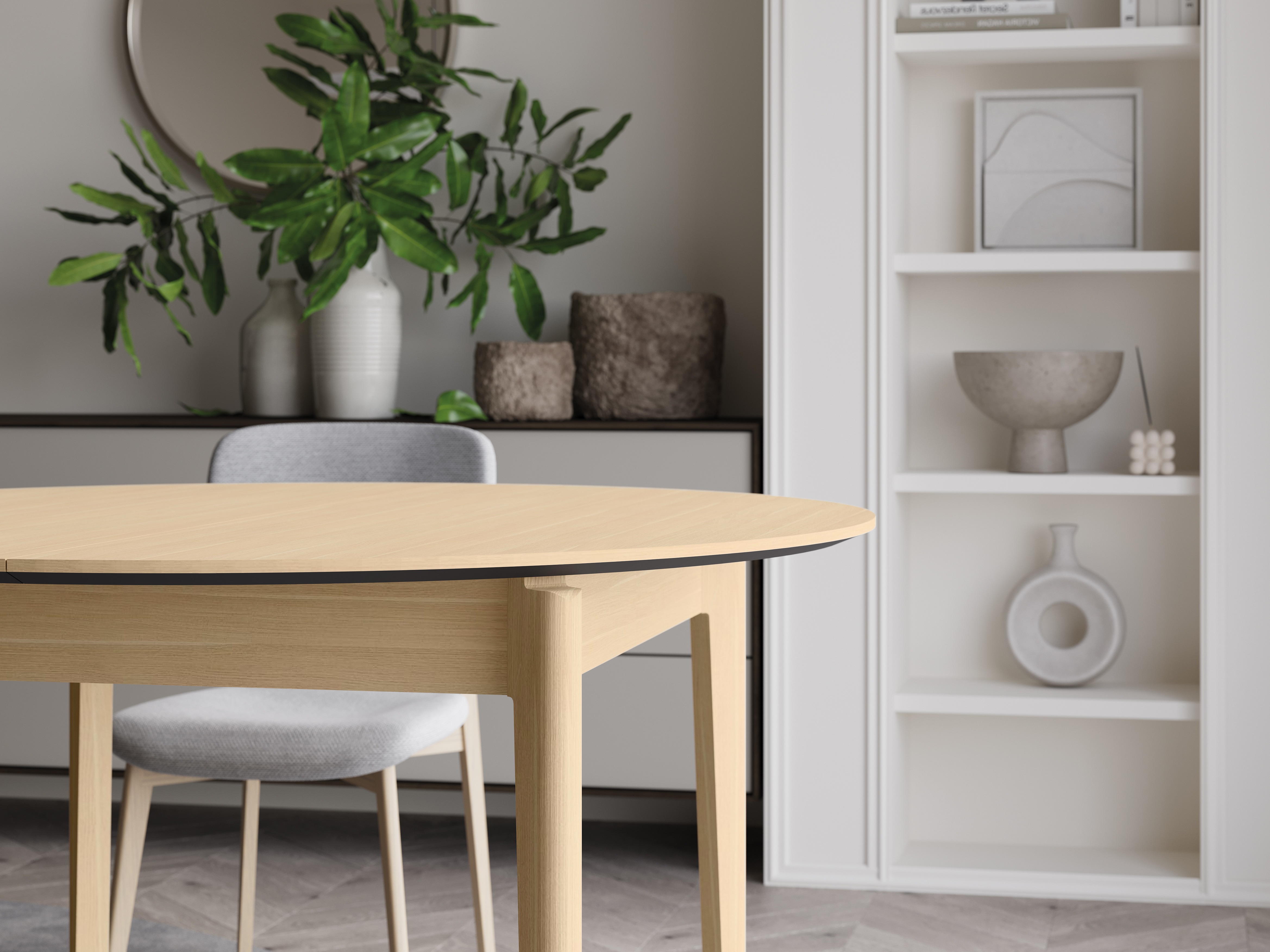 Stol Fresno 180 (Svijetli hrast)