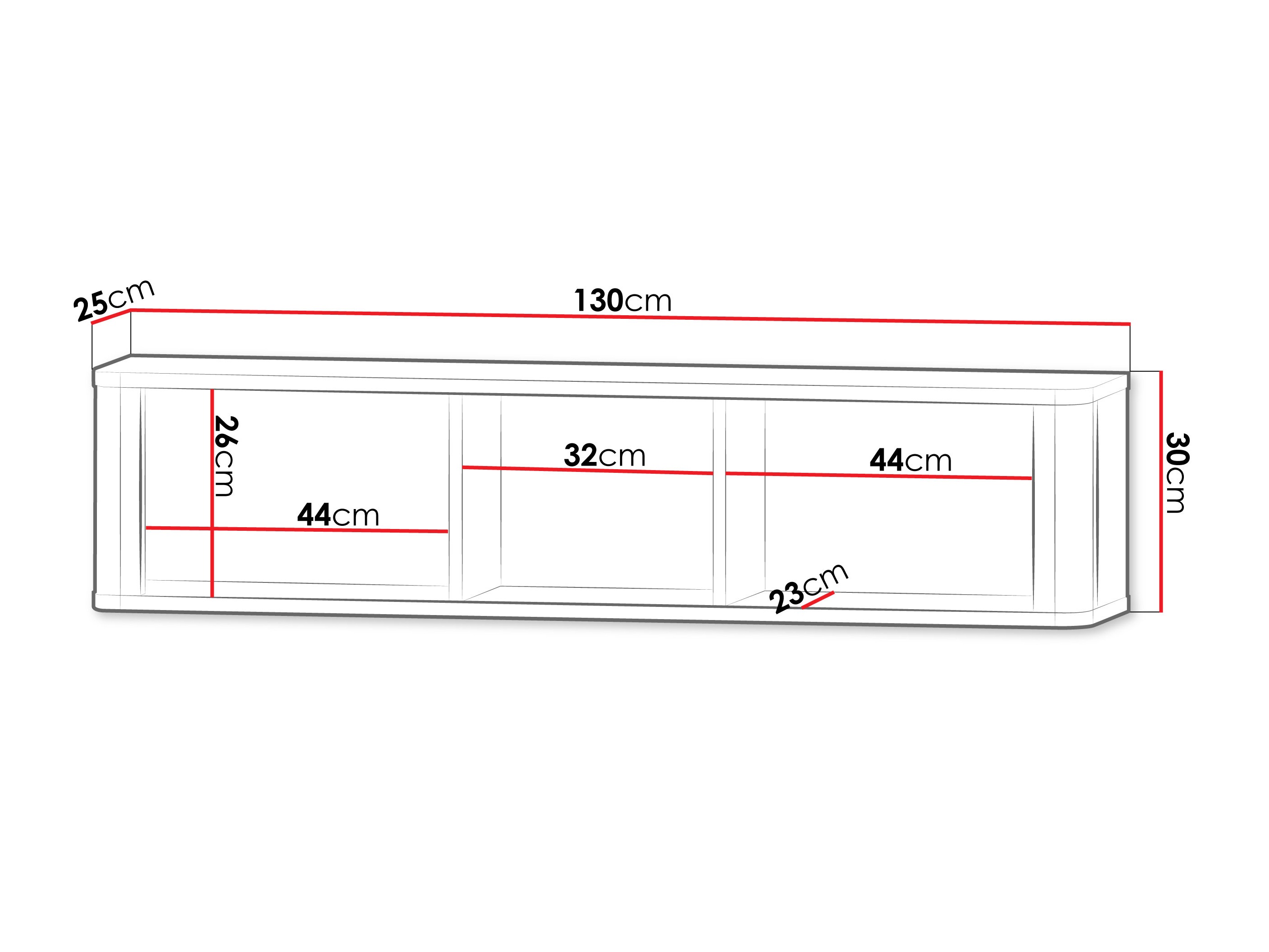 Zidna polica Lufela 119 (Kašmir + Sivi mramor)