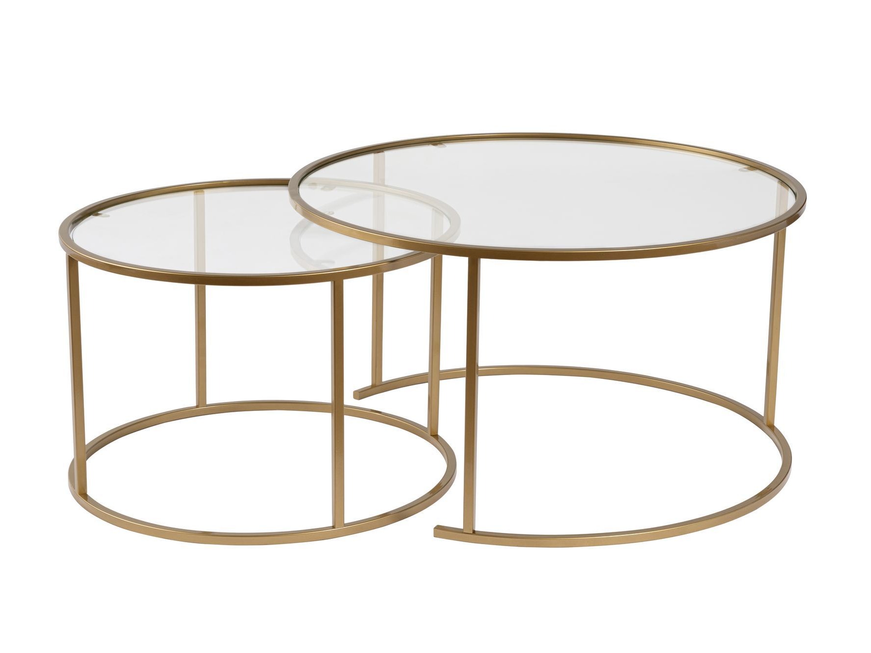 Set stolića za kavu Novato 121 (Zlatna)