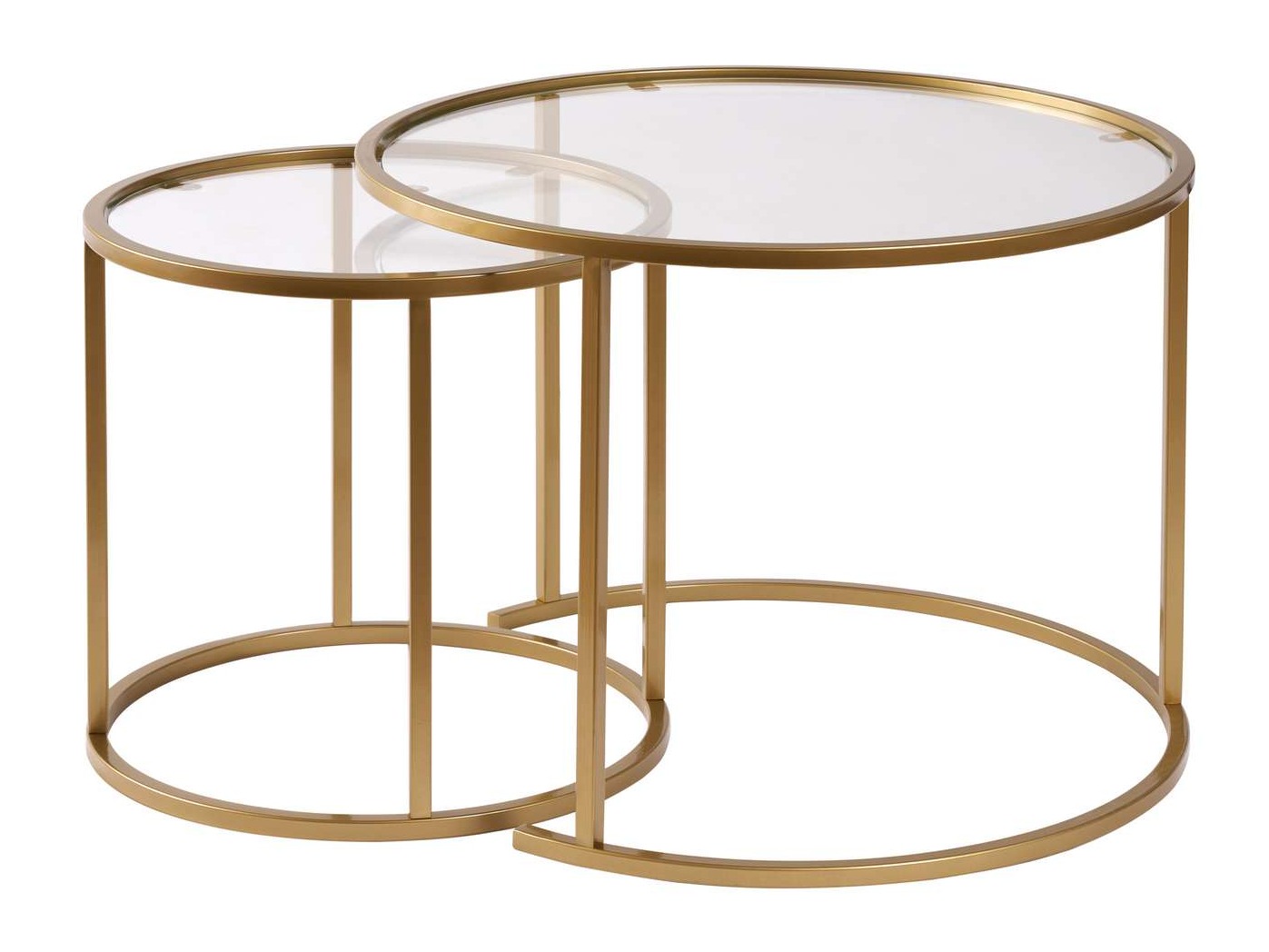 Set stolića za kavu Novato 123 (Zlatna)