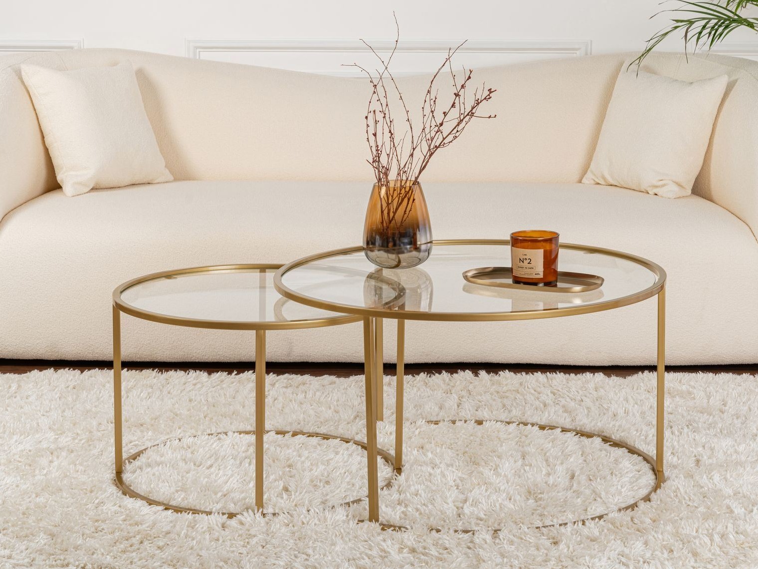 Stolići za kavu Novato 121 (Zlatno)