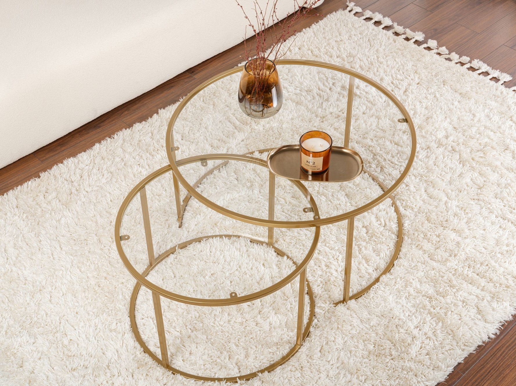 Stolići za kavu Novato 121 (Zlatno)