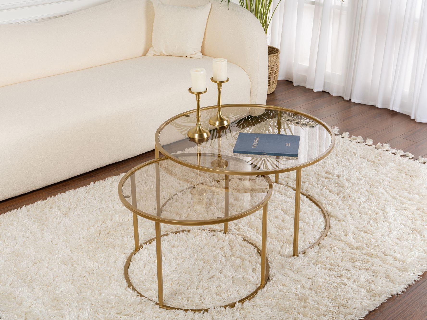 Stolići za kavu Novato 122 (Zlatno)