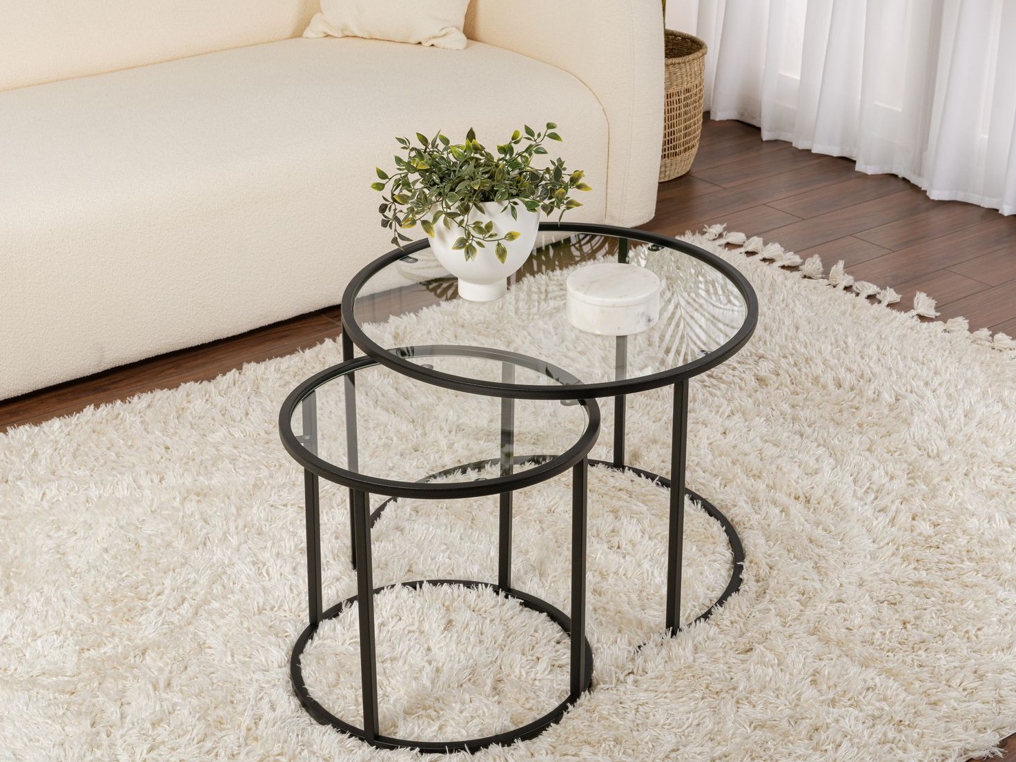 Set stolića za kavu Novato 123 (Crna)