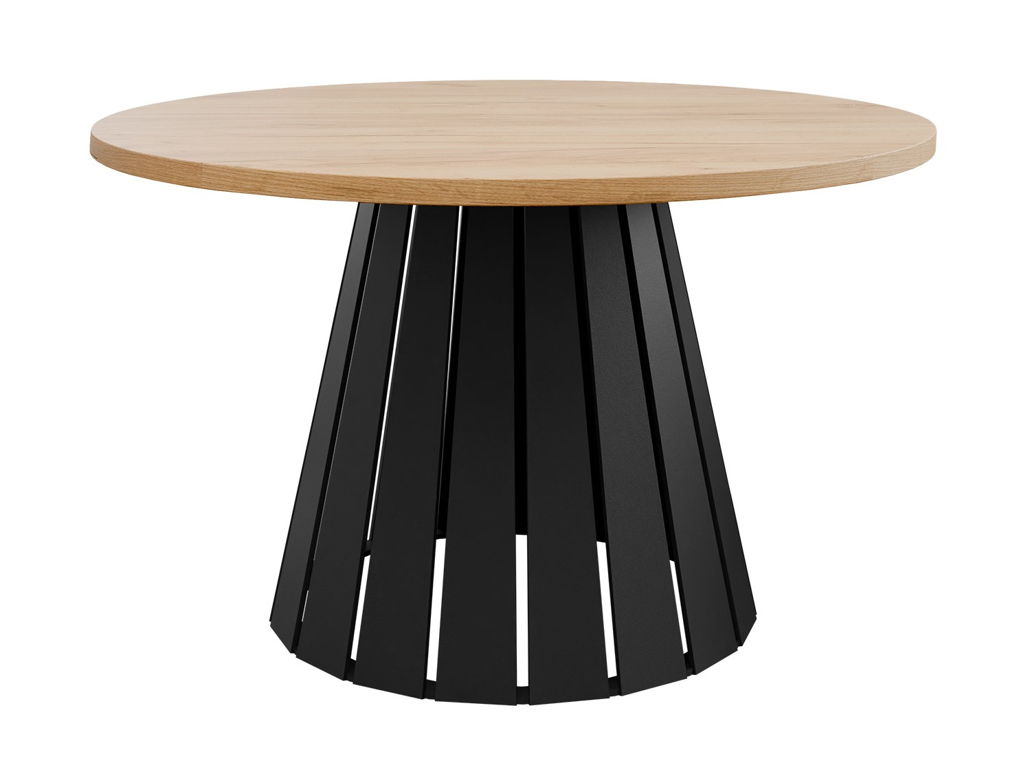 Stolić za kavu Oswego 134 (Crna + Hrast)