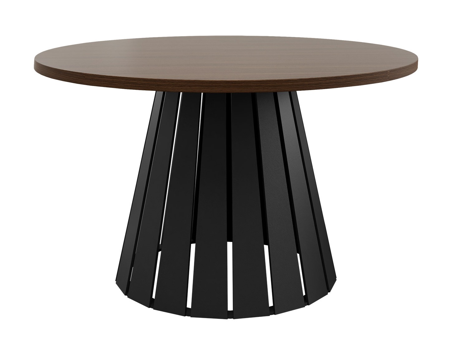 Stolić za kavu Oswego 134 (Crna + Orah)