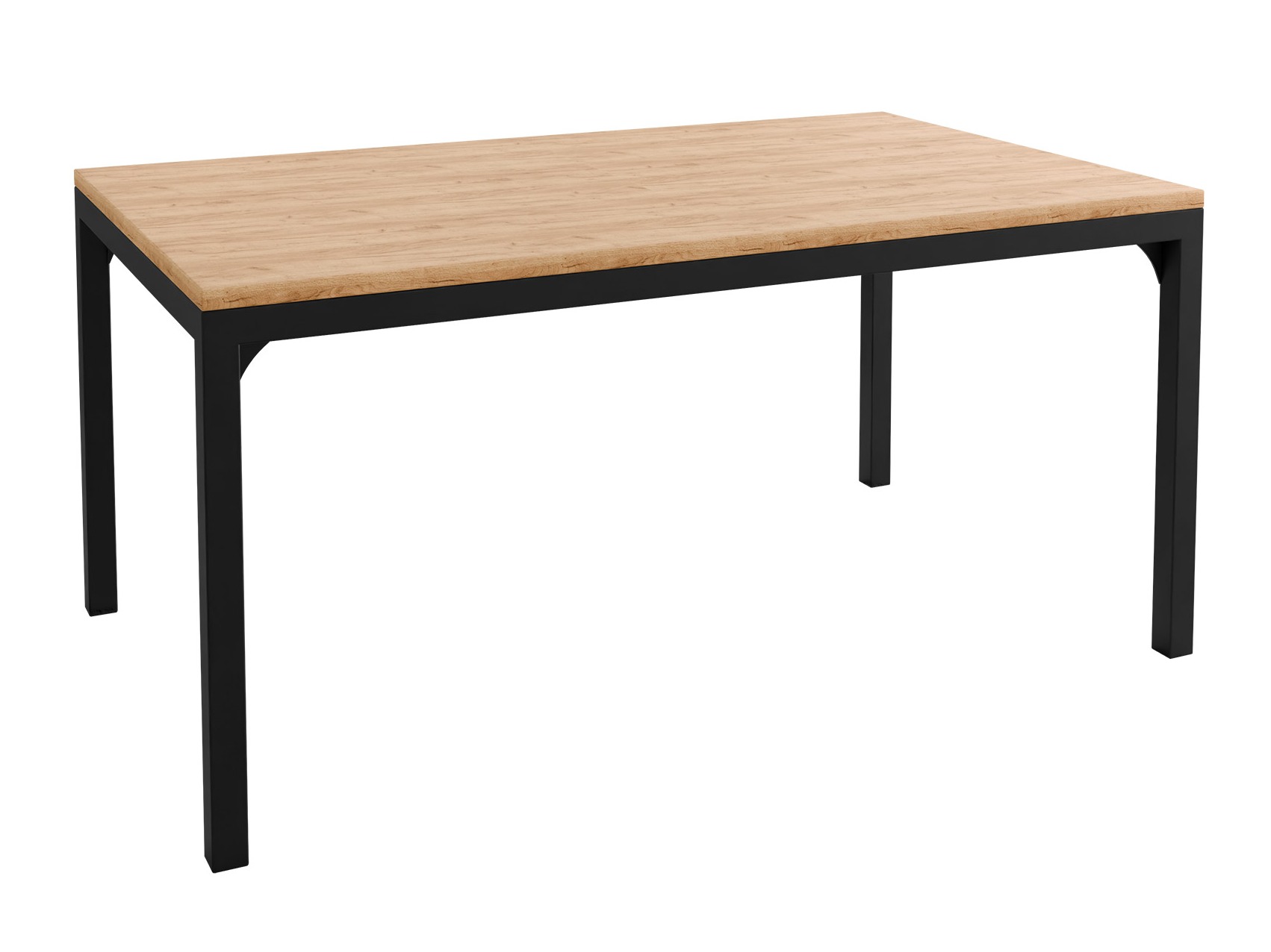 Stolić za kavu Oswego 138 (Zlatni hrast Craft + Crna)