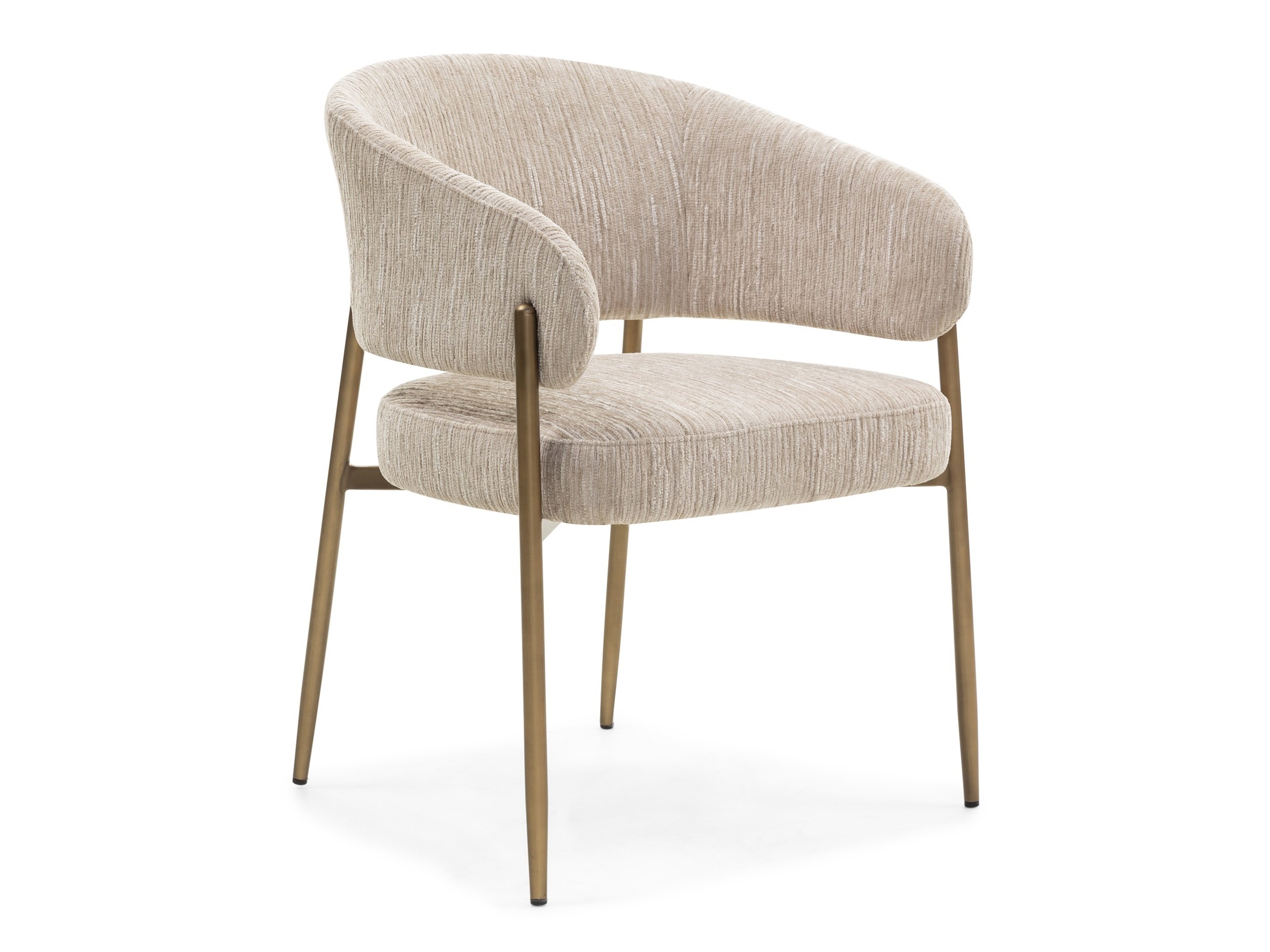 Stolica Burleson 278 (Svijetlo smeđa + Mesing)