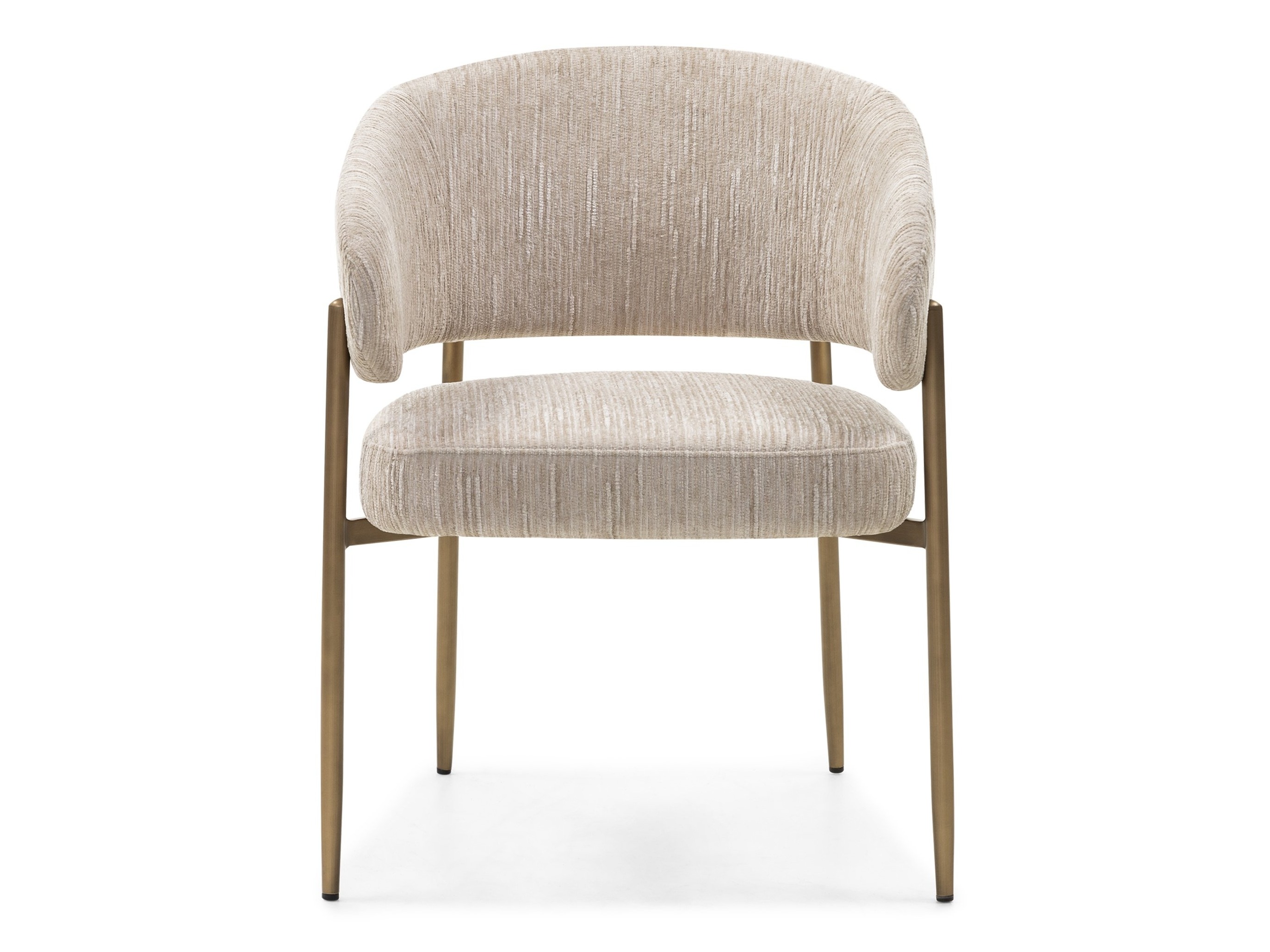 Stolica Burleson 278 (Svijetlo smeđa + Mesing)