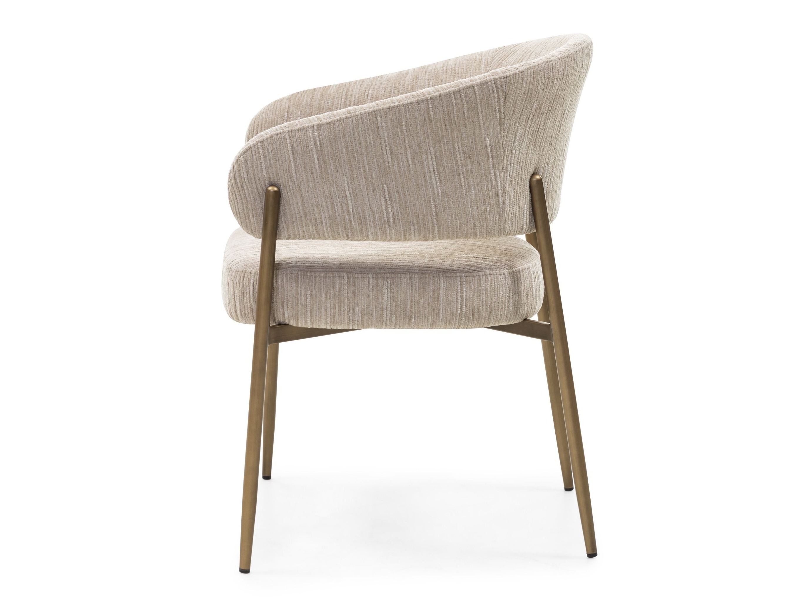 Stolica Burleson 278 (Svijetlo smeđa + Mesing)