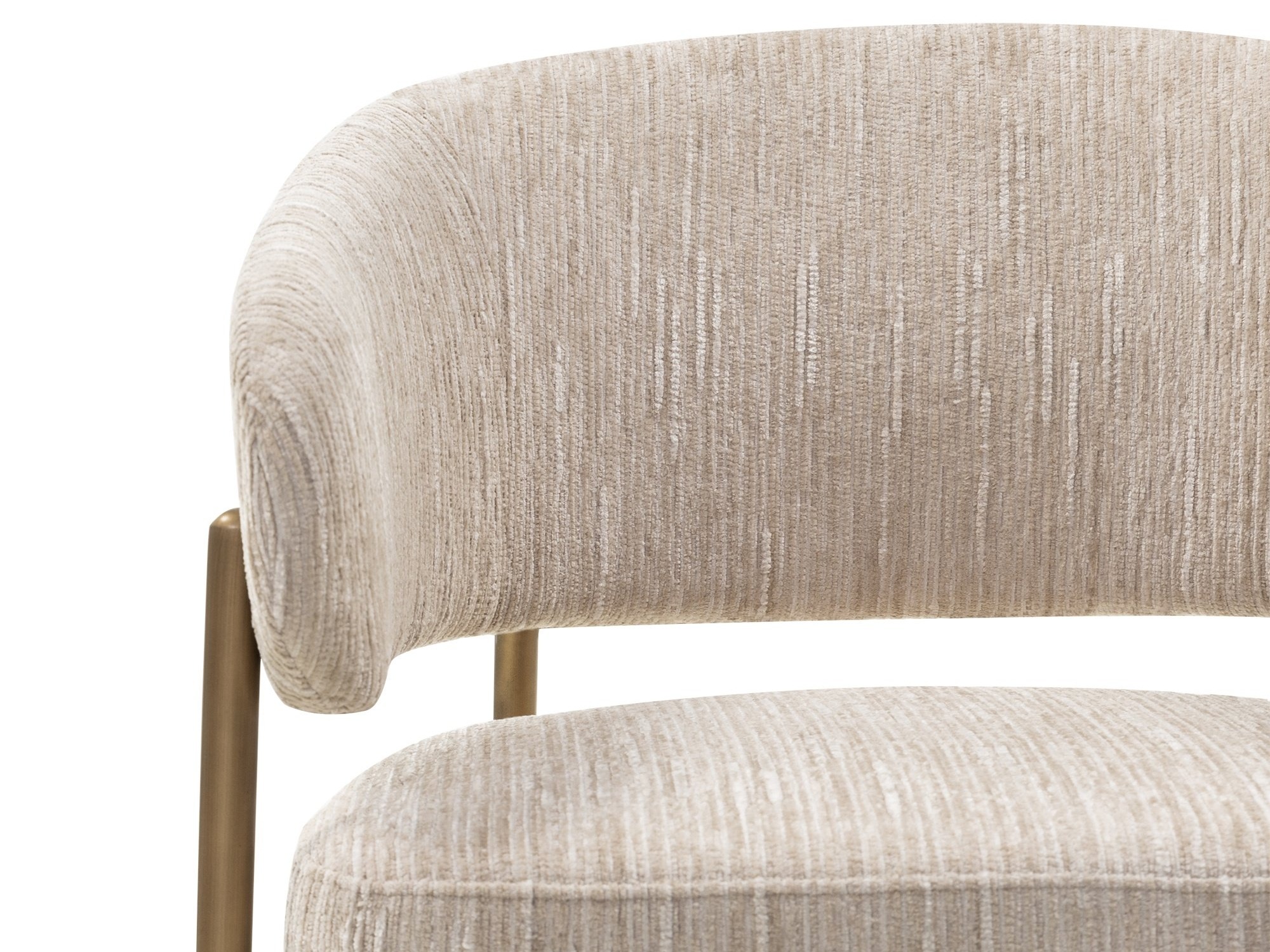 Stolica Burleson 278 (Svijetlo smeđa + Mesing)