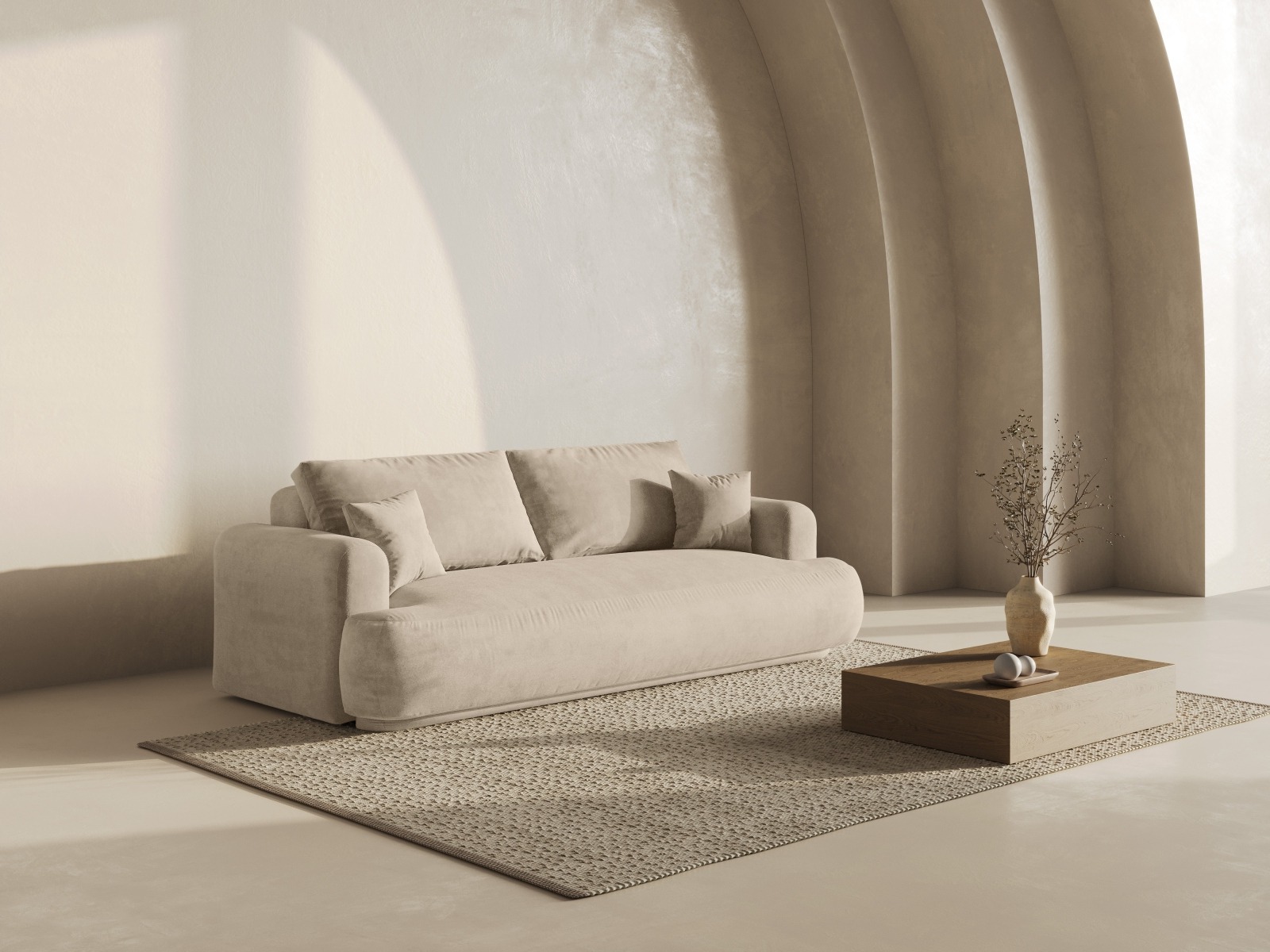 Kauč na razvlačenje Beckley 161 (Vogue 01)