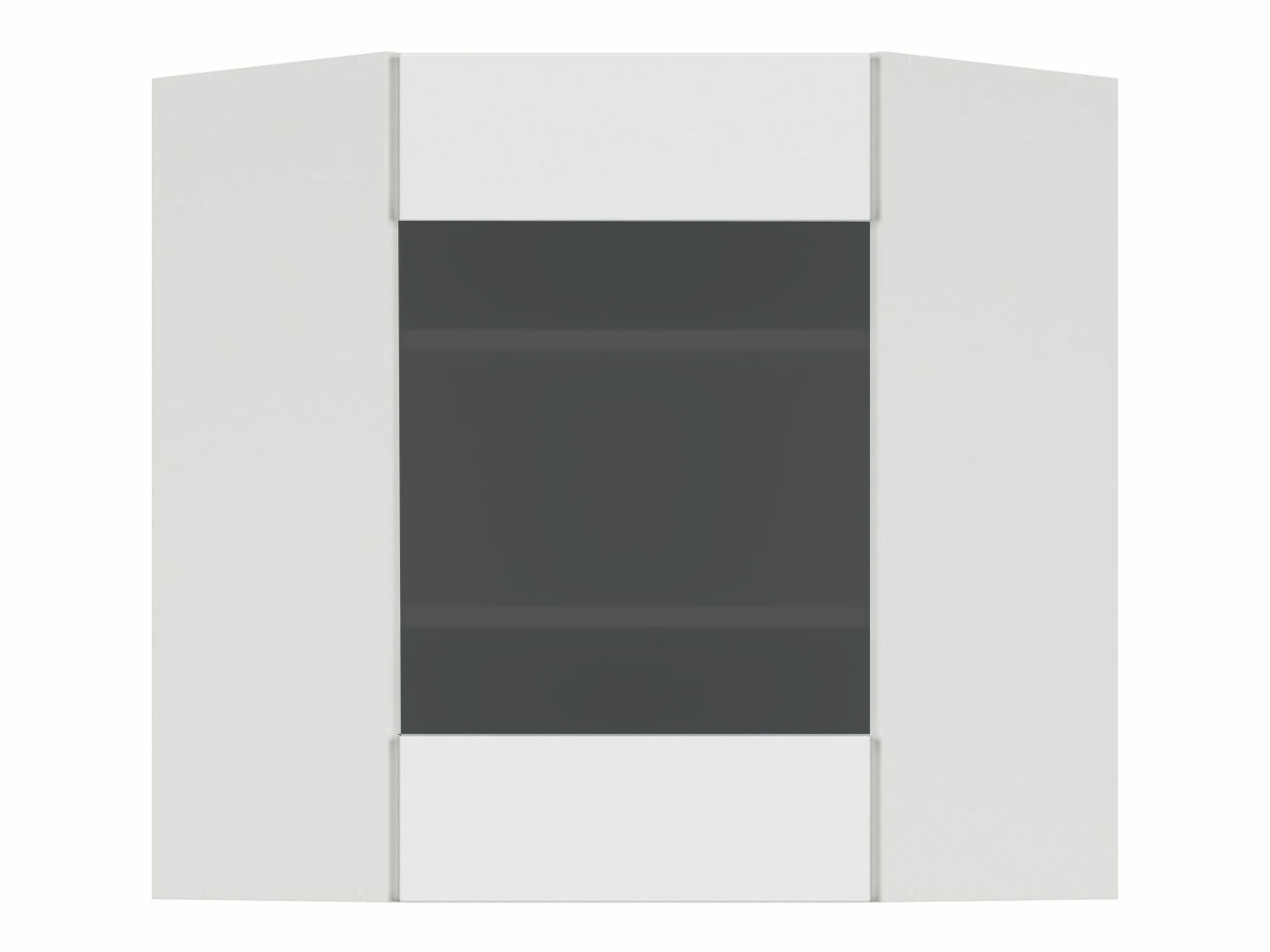 Modularan zidni kutni ormarić Top White 160