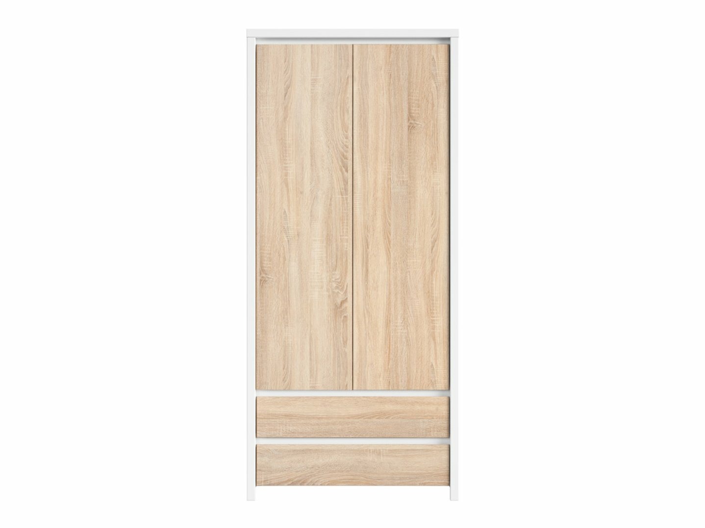 Ormar Nolroma 117 (Bijela + Sonoma hrast)