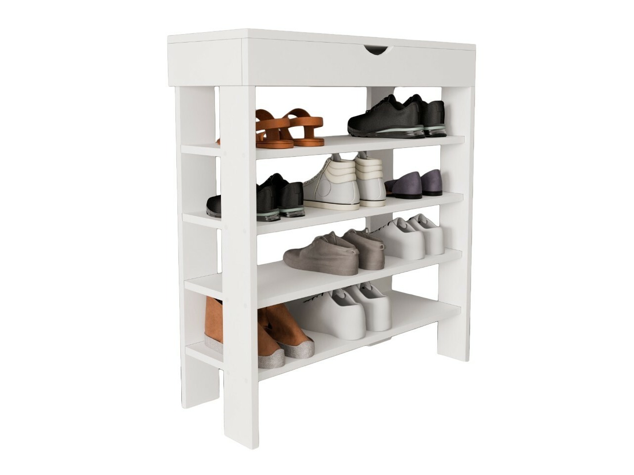 Polica za cipele Kailua 2519 (Bijela)