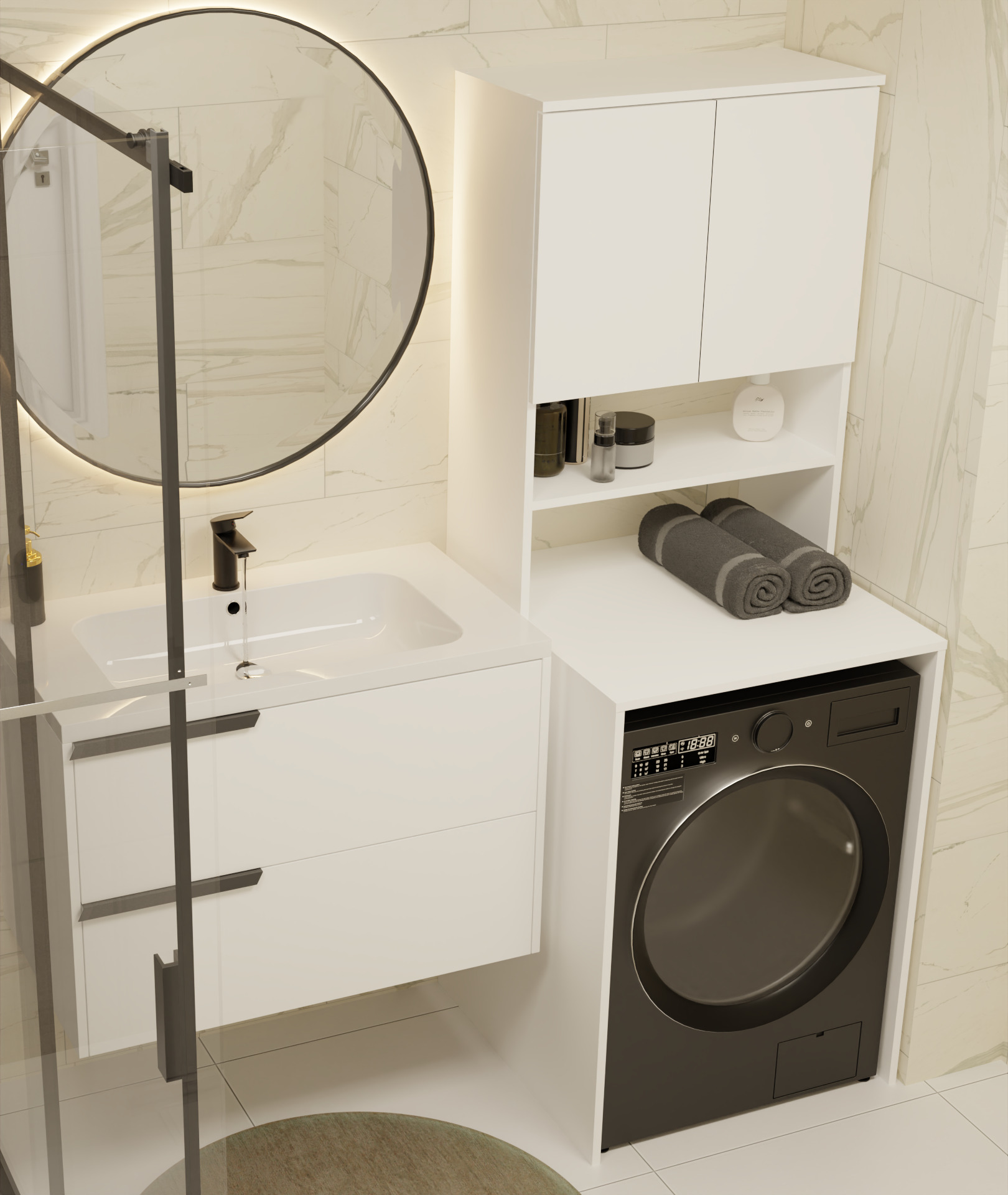 Kupaonska polica Balelbo 107