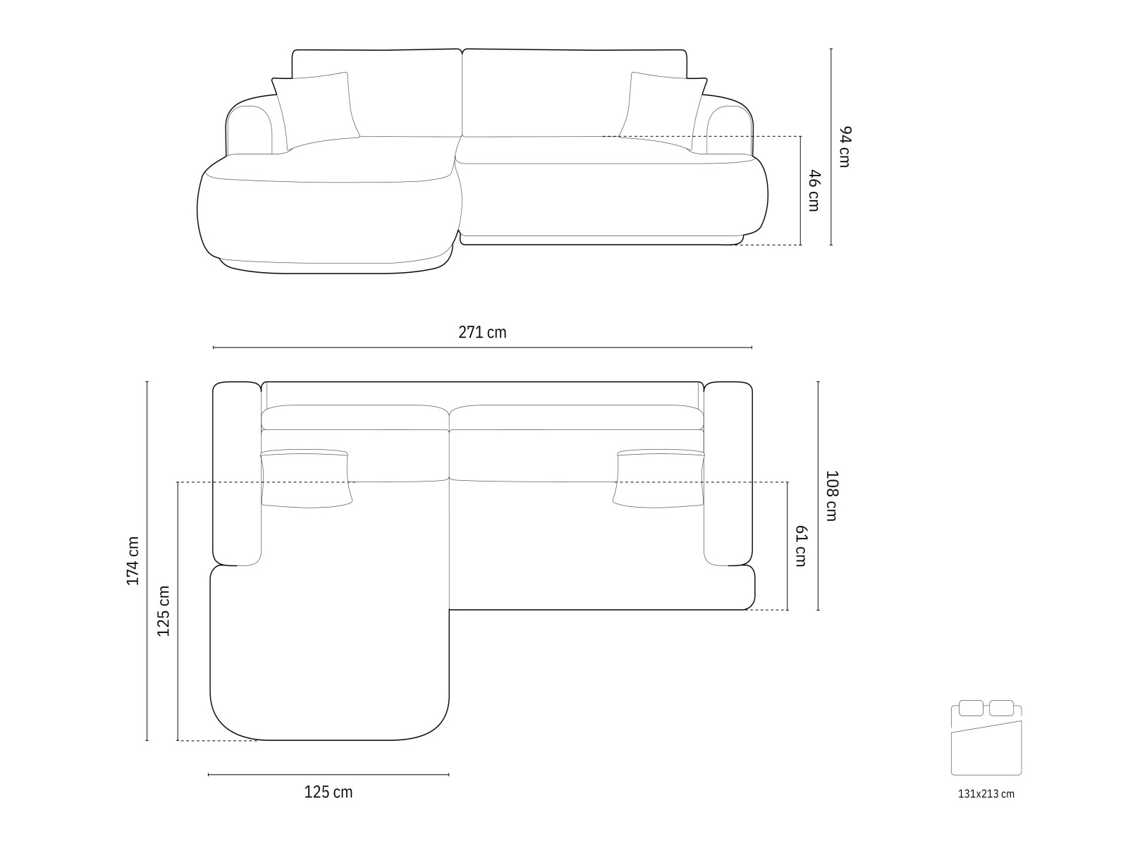 Kutna garnitura Beckley 162 (Sorella 03)