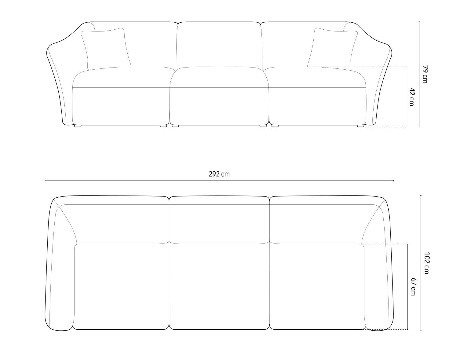 Kauč Beckley 166 (Sicuro 30)