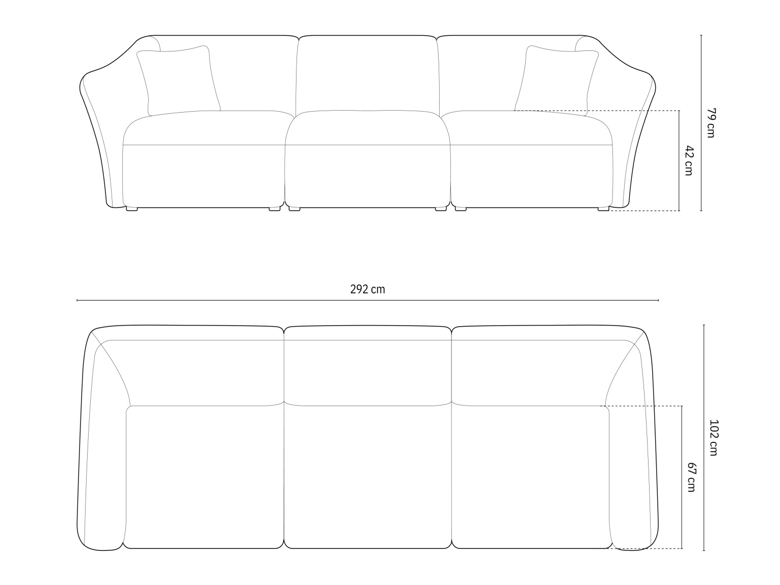 Kauč Beckley 166 (Sicuro 50)