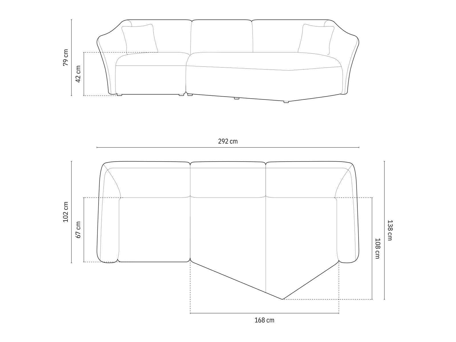Kutna garnitura Beckley 168 (Sicuro 50)