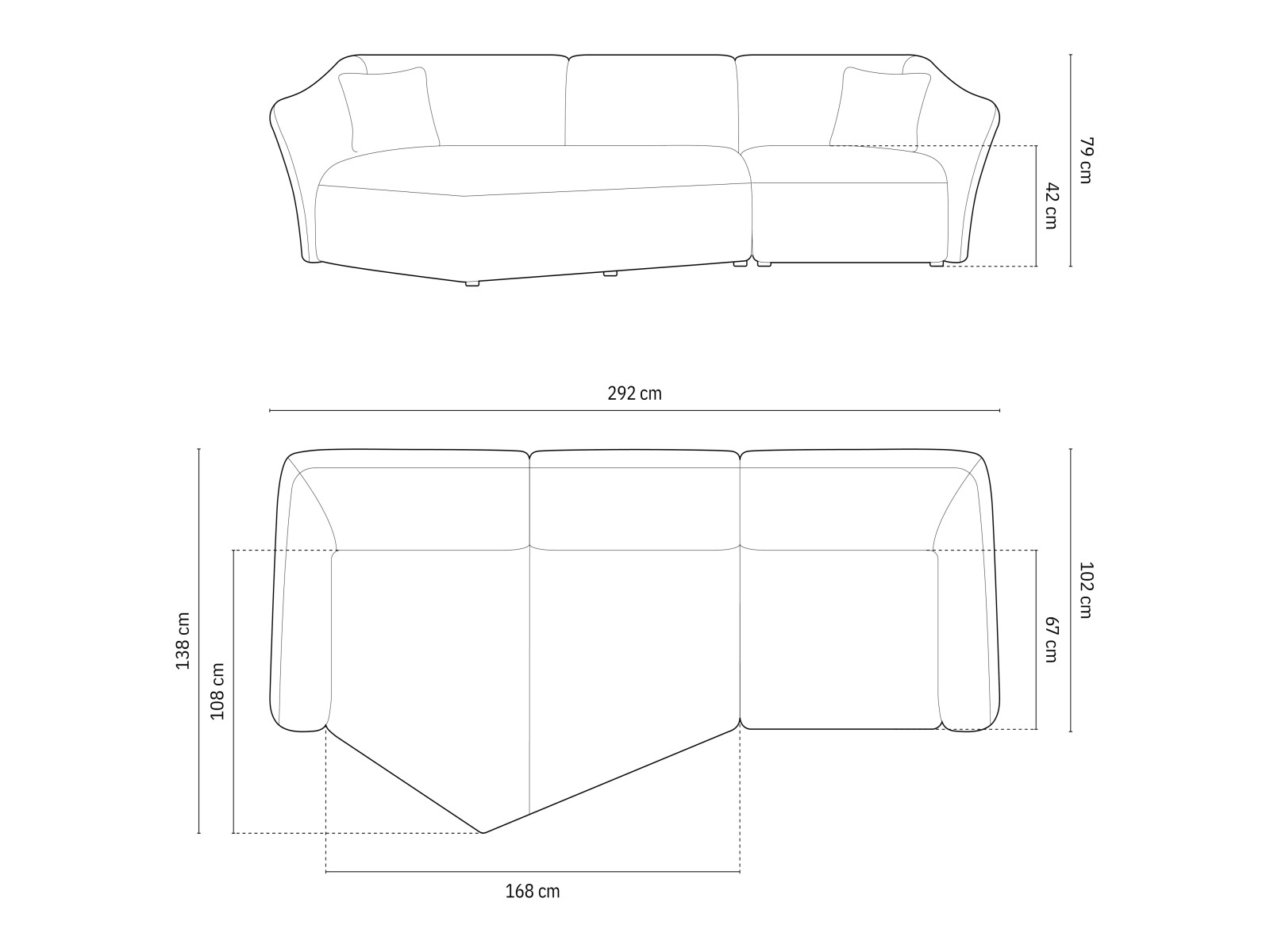 Kutna garnitura Beckley 168 (Sicuro 75)