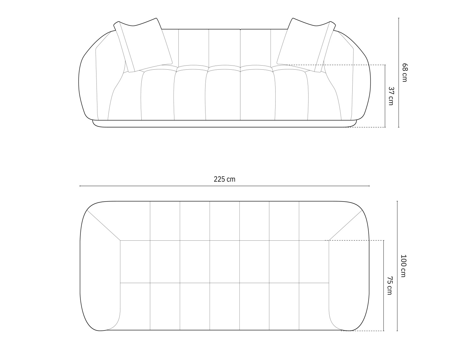 Kauč Beckley 173 (Heritage Ash)