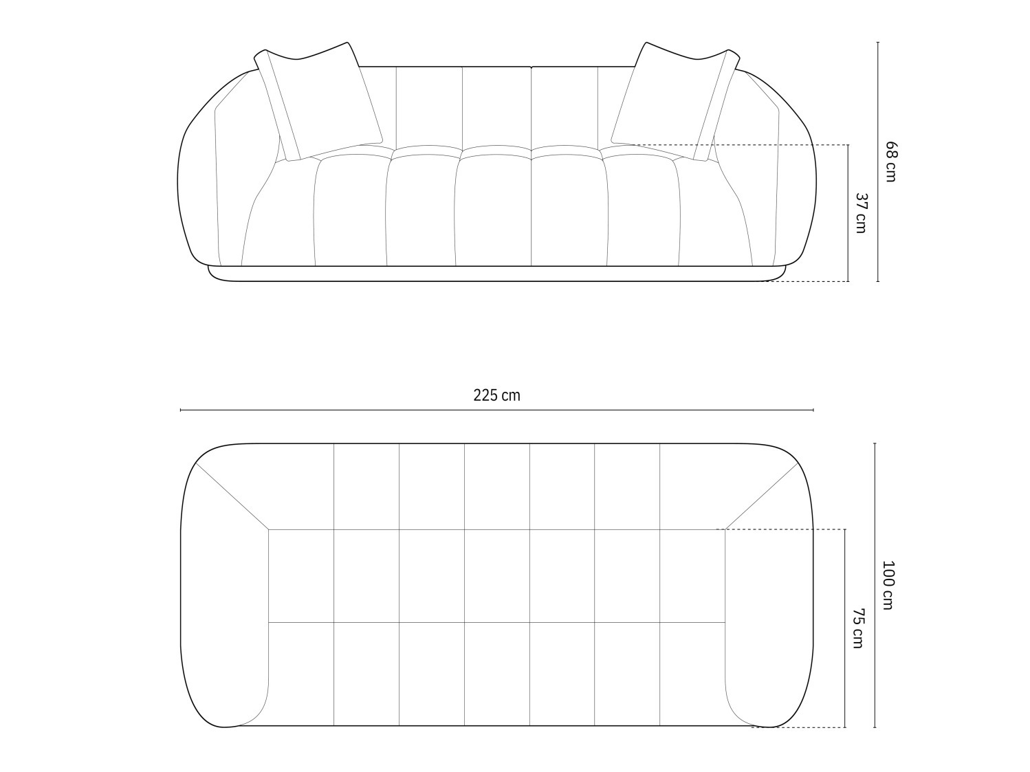 Kauč Beckley 173 (Heritage Orange)